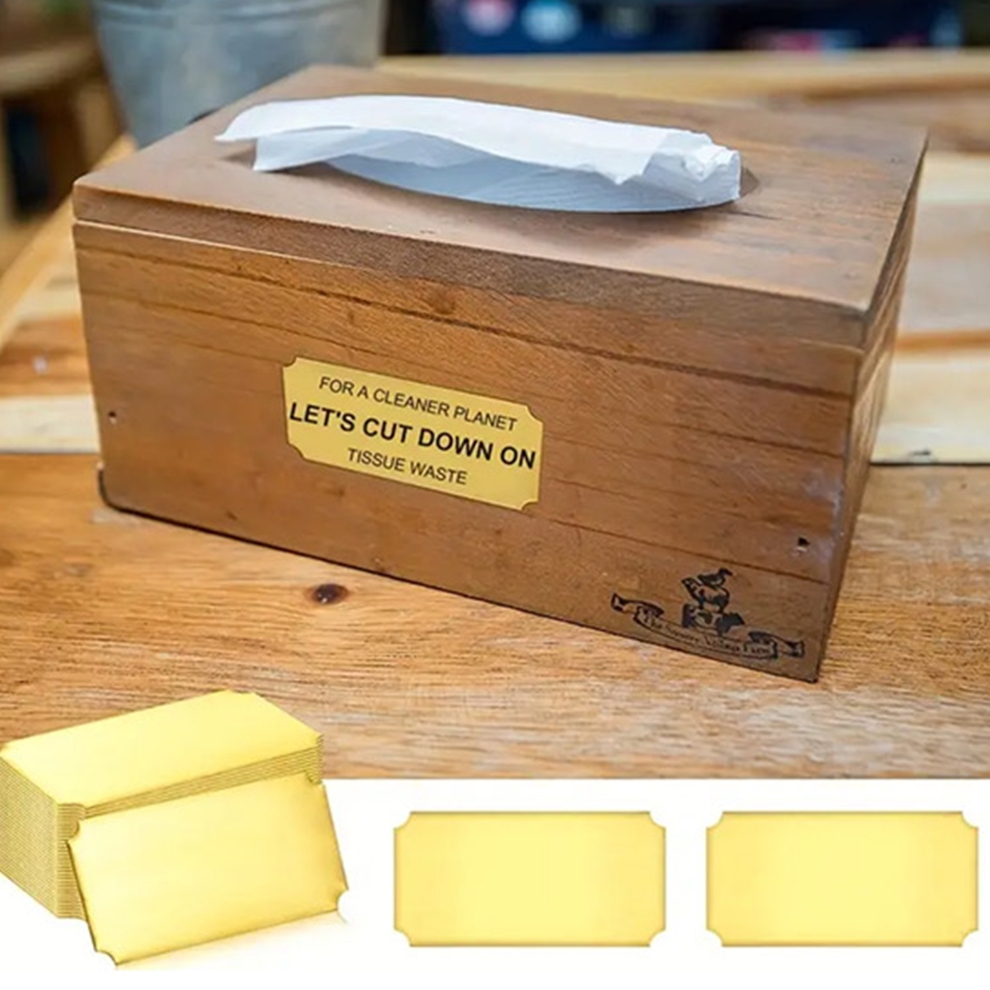 Engraved Steel Office Nameplate