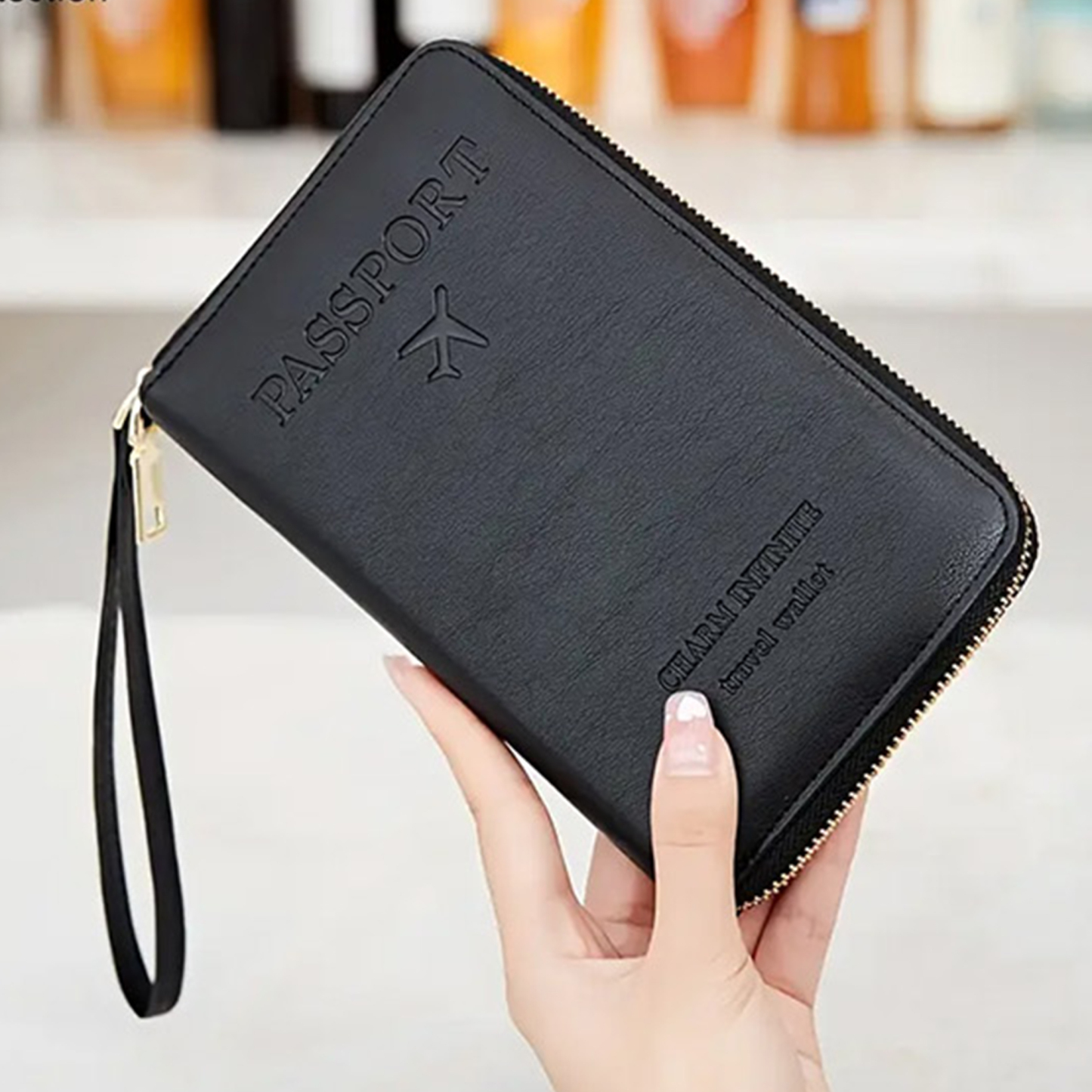 RFID Blocking Travel Wallet