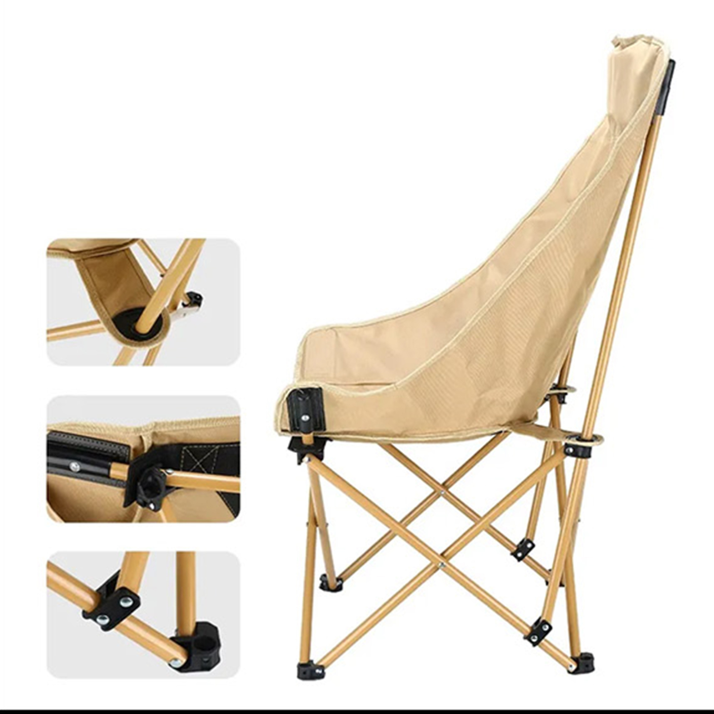 Reclining Foldable Outdoor Lounge Chair