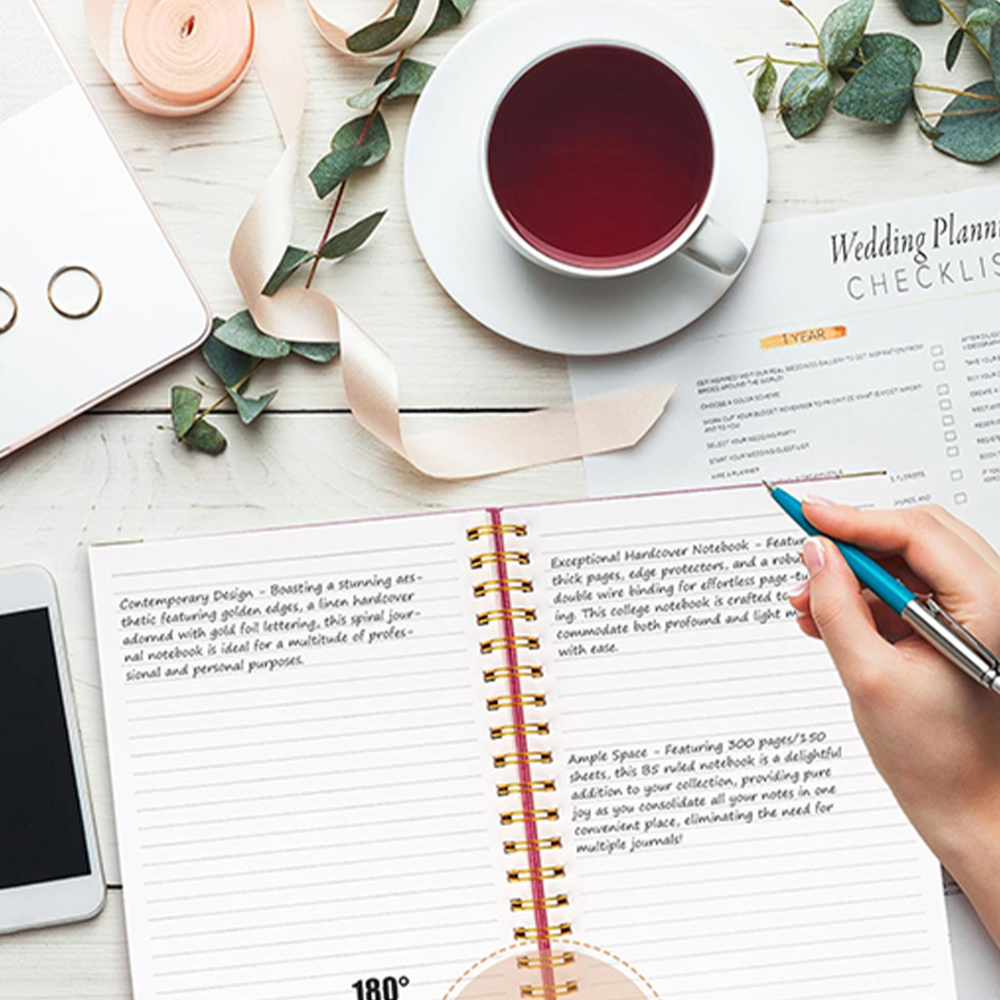 Custom Four Seasons-Themed Notebook