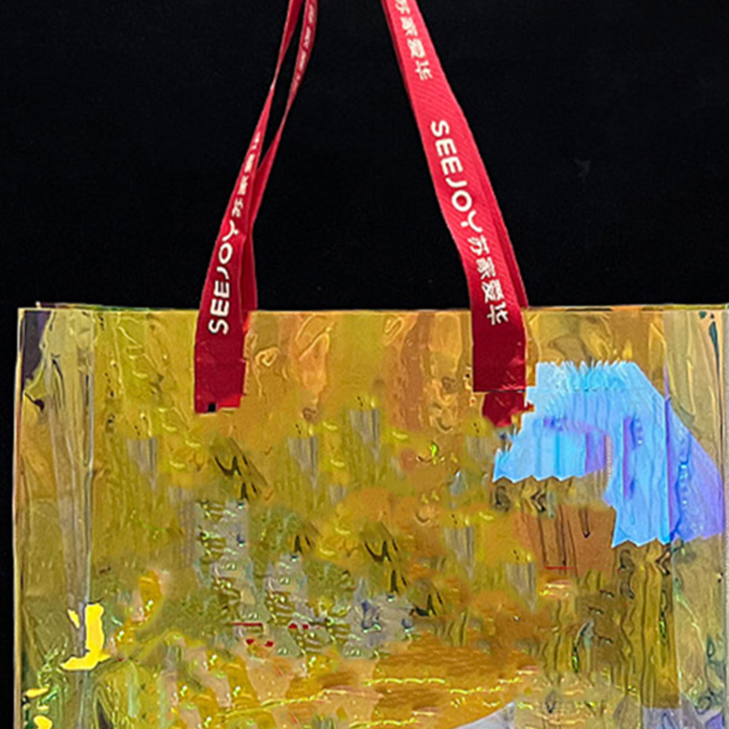 Custom Holographic PVC Jelly Tote