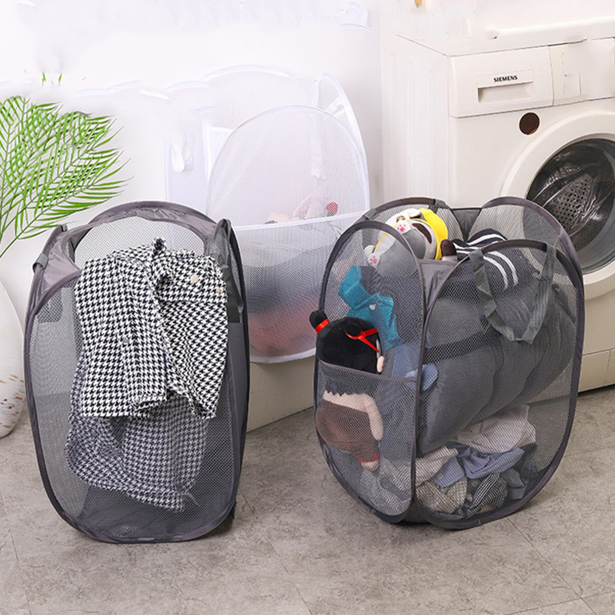 Custom Foldable Polyester Laundry Hamper