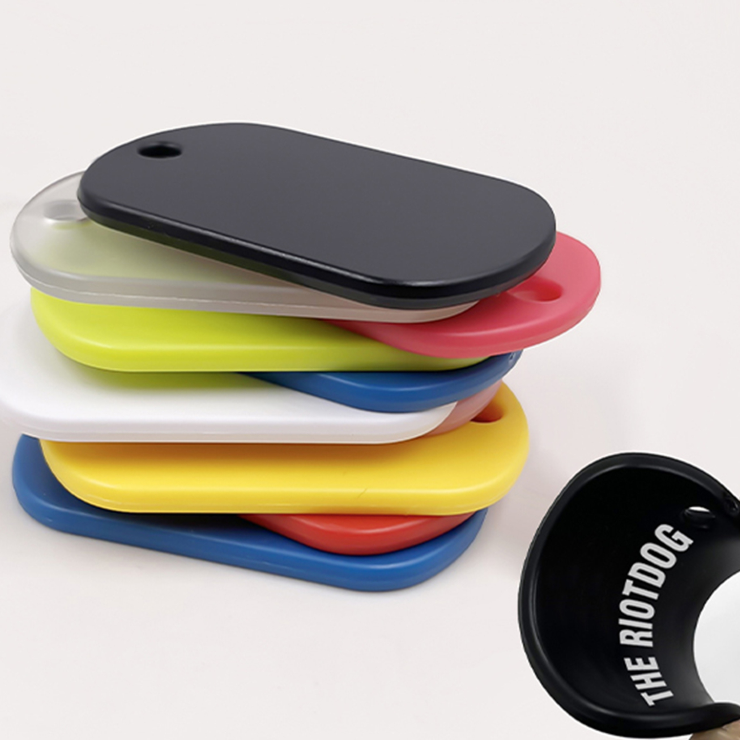 Durable Waterproof PVC Keychain Tag