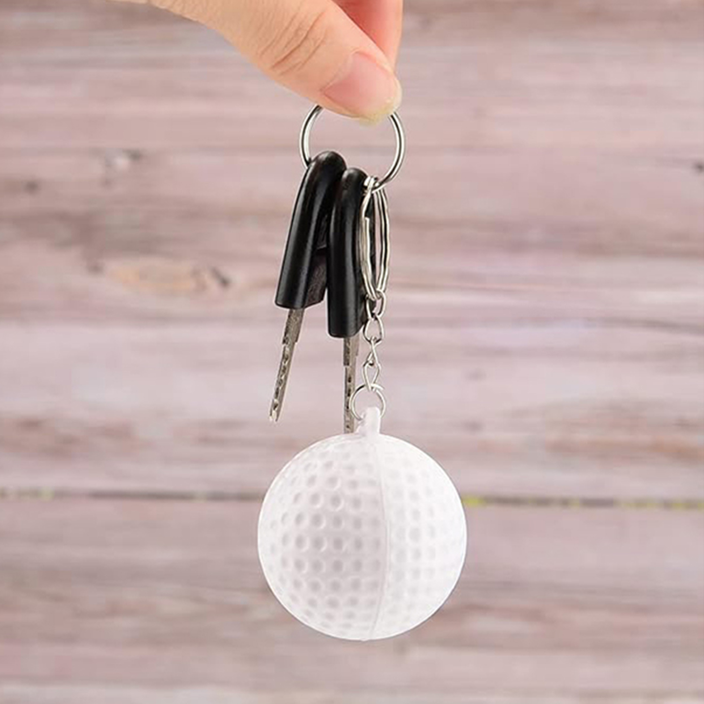 Large Colorful Golf Ball Keychain