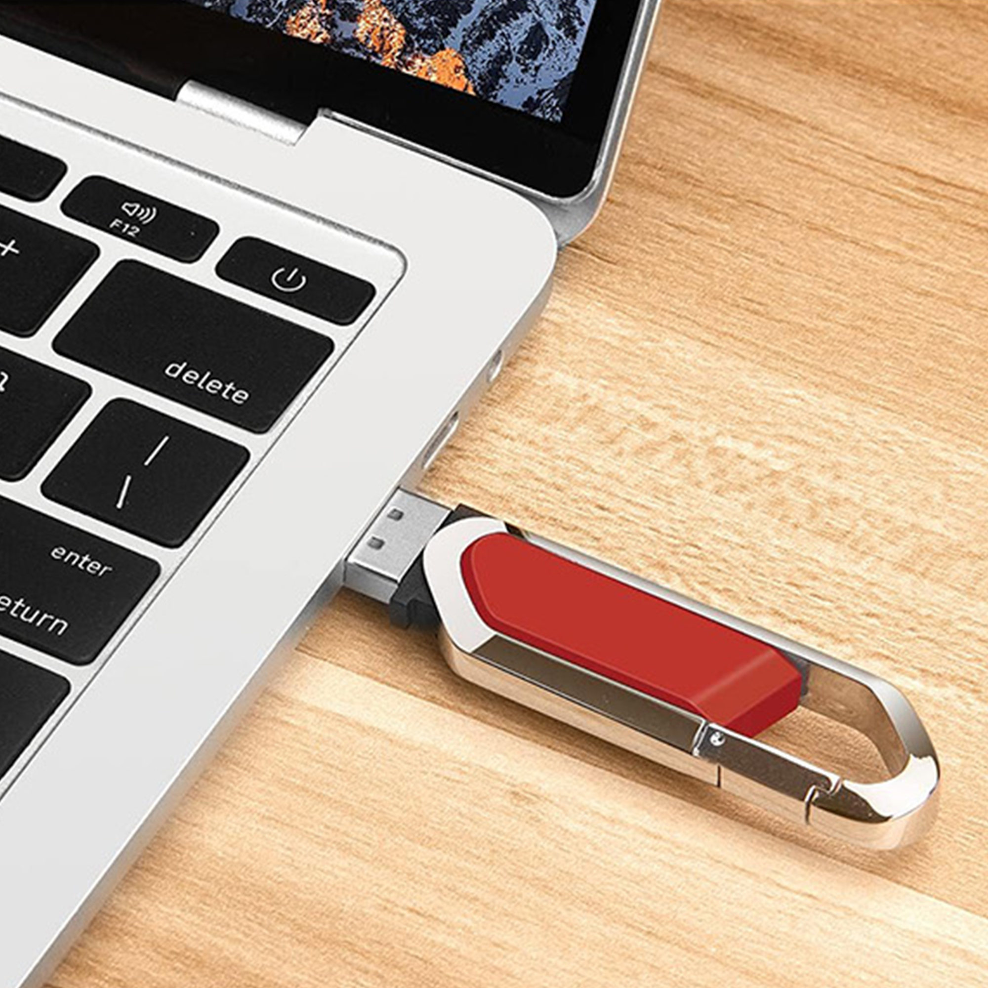 Metal Clip-On Waterproof USB Drive