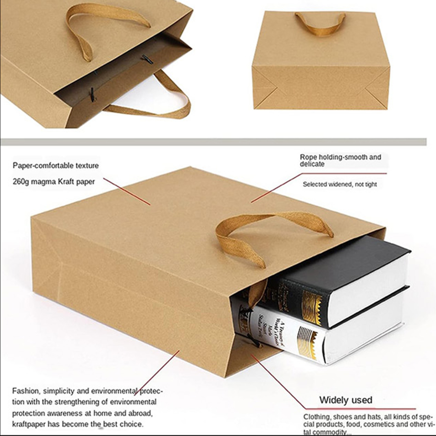 Custom Kraft Paper Gift Bag