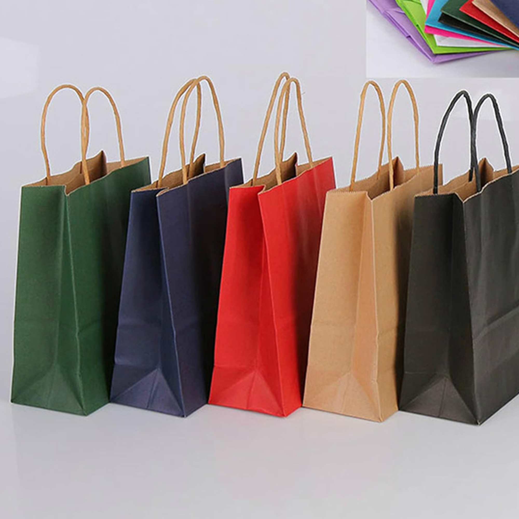 Custom Kraft Gift Shopping Bag