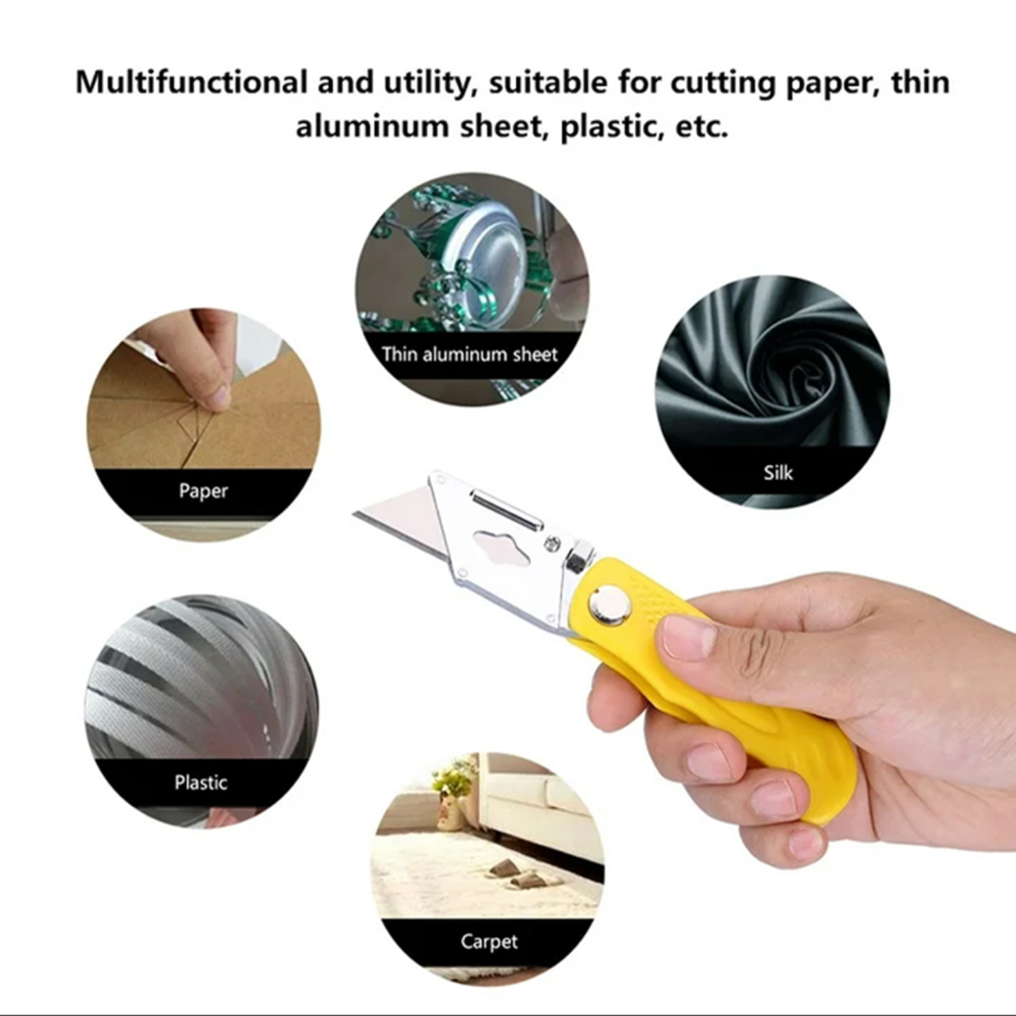 Foldable Zinc Utility Cutter