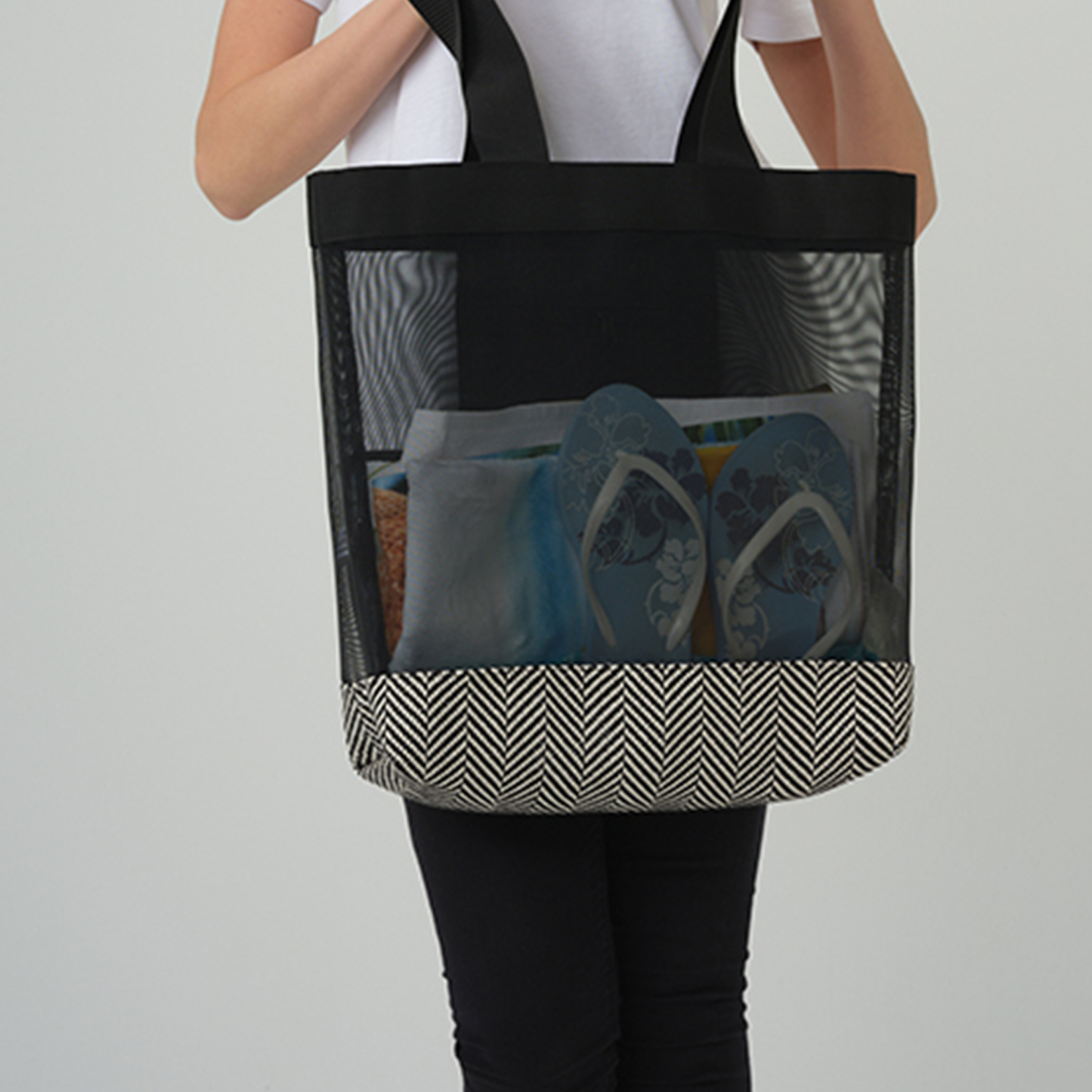 Custom Reusable Mesh Grocery Tote Bag