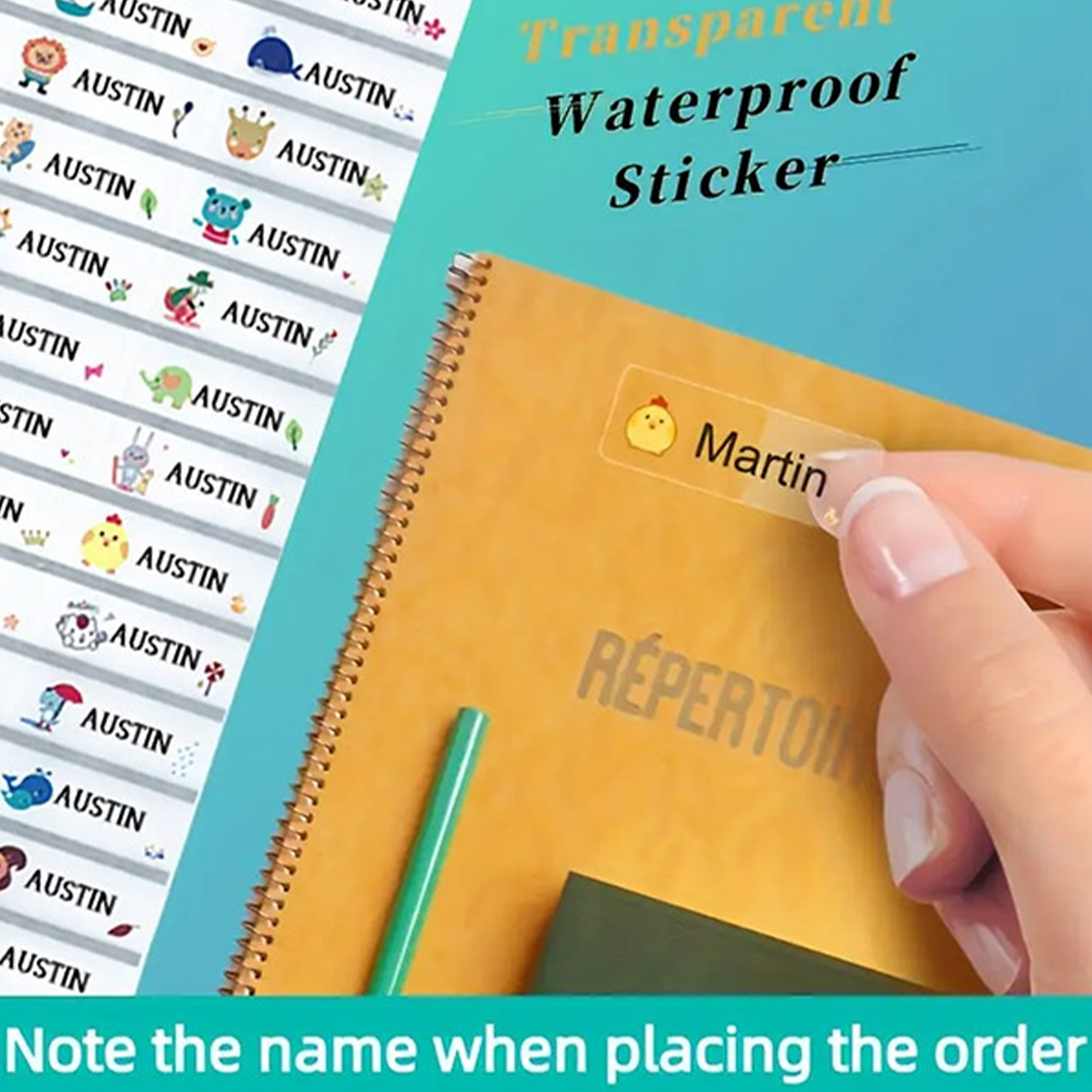 Personalized Waterproof Label Sticker