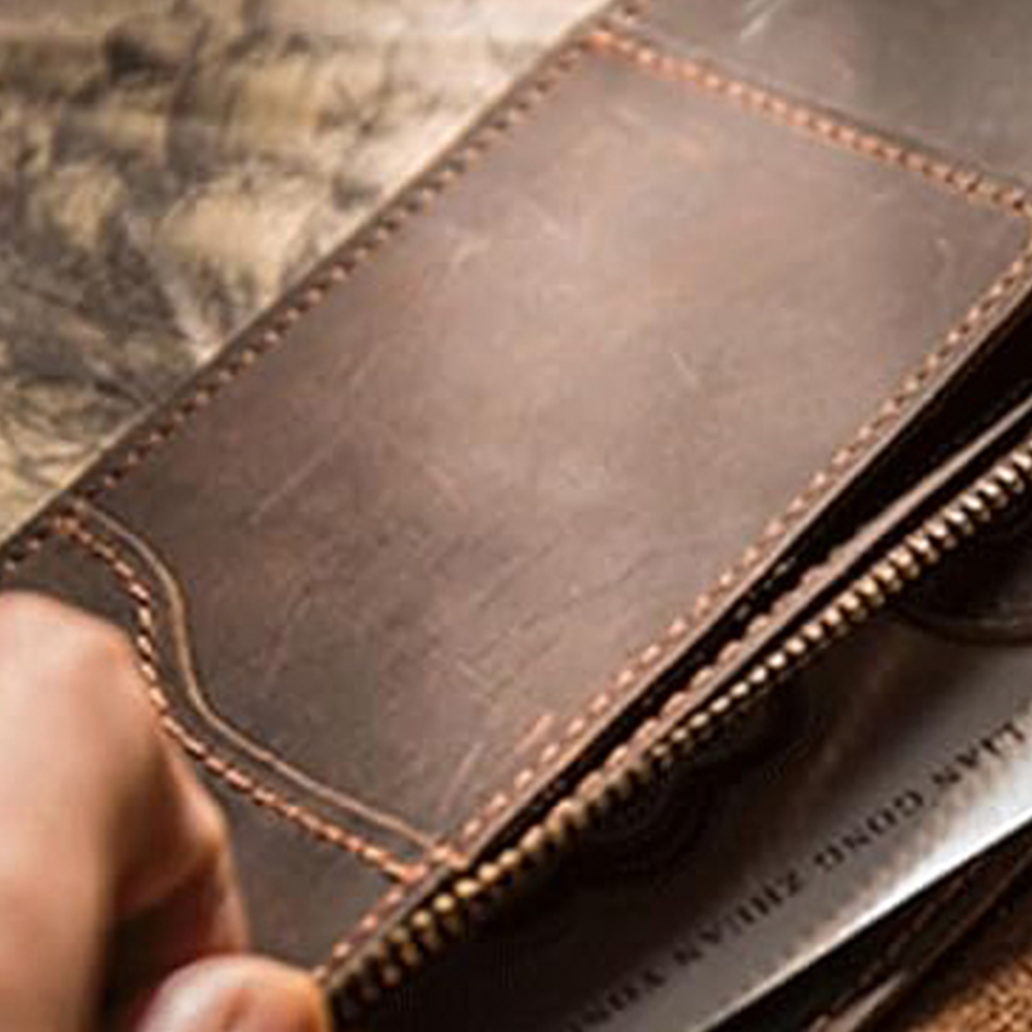 Premium Custom Horse Leather Executive Notebook