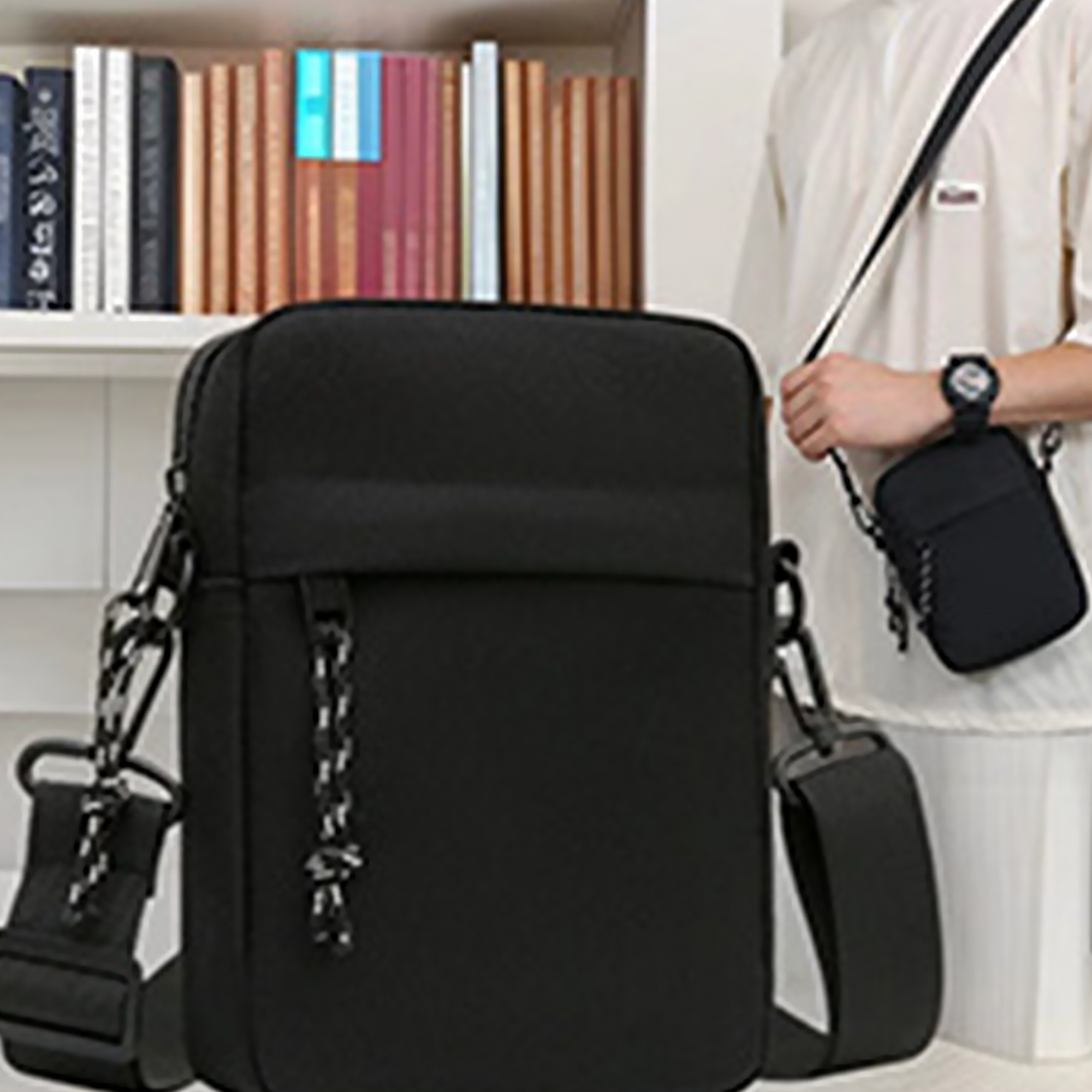 Men’s Casual Canvas Shoulder Satchel