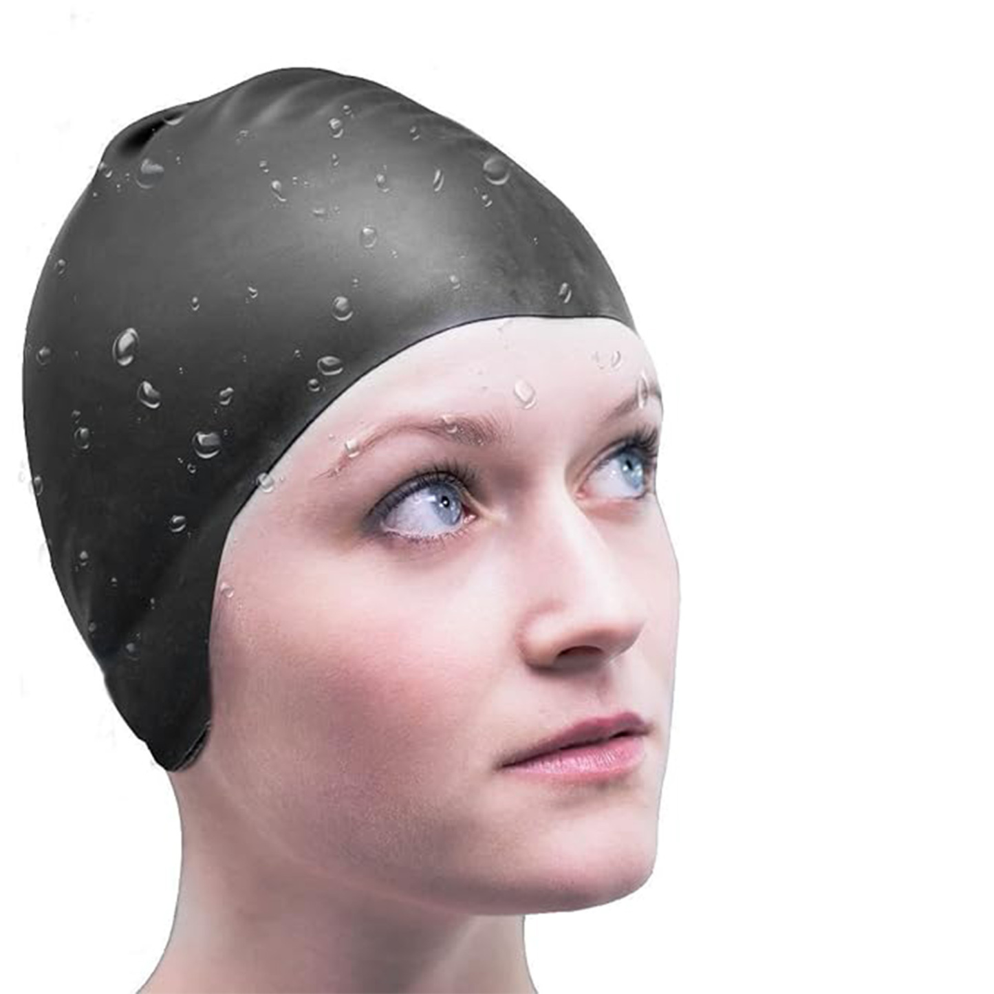 Stretchable Waterproof Silicone Swim Cap