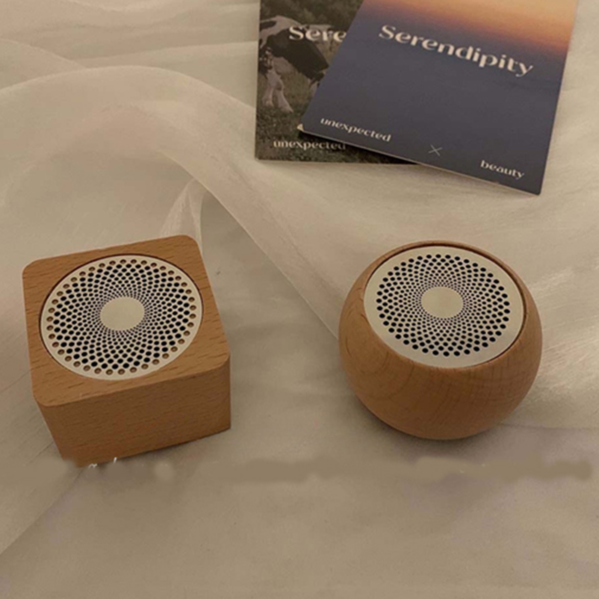 Custom Mini Retro Wooden Bluetooth Speaker