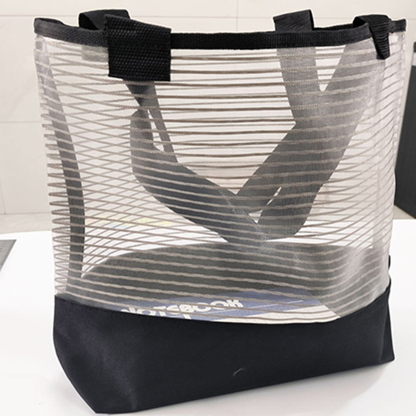 Custom Reusable Mesh Grocery Tote Bag
