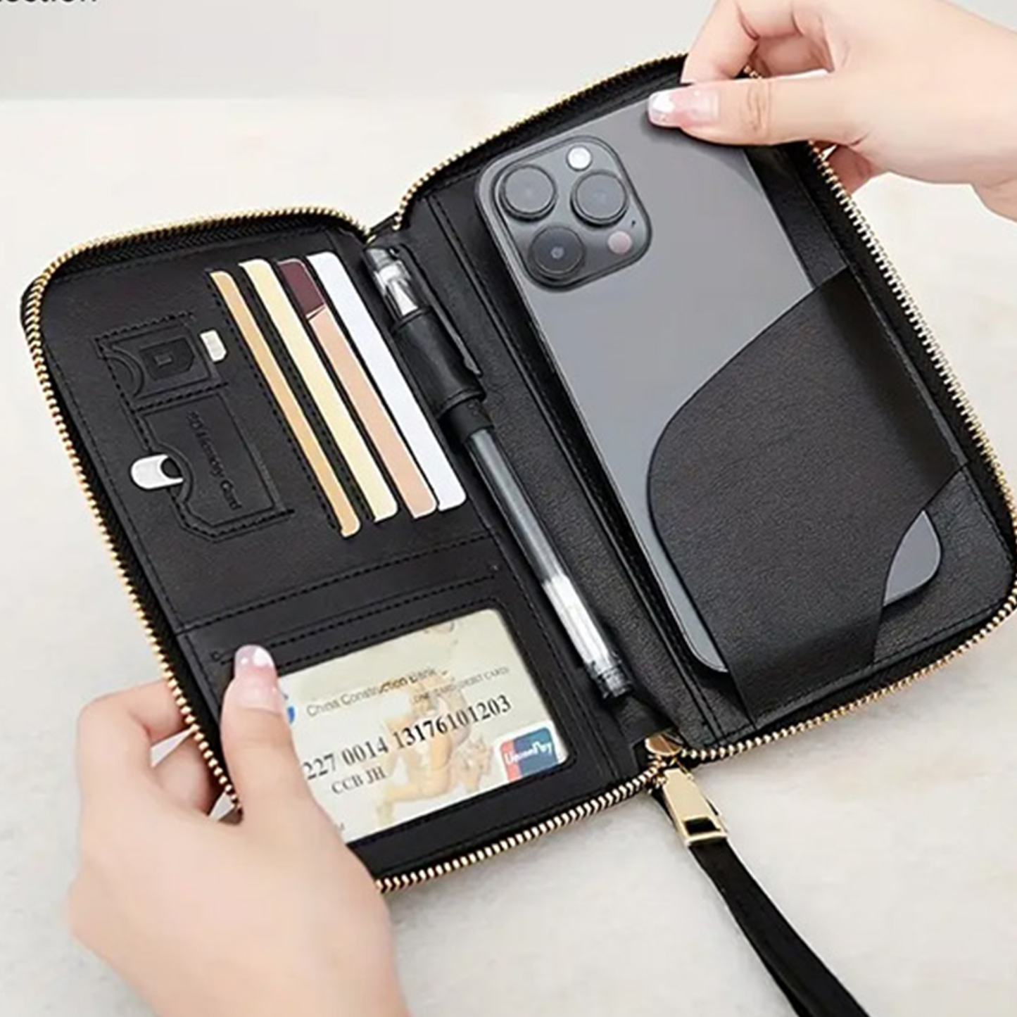 RFID Blocking Travel Wallet