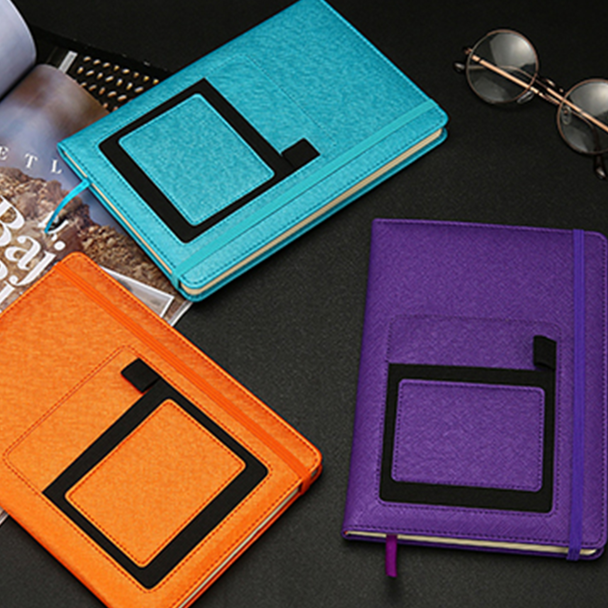 Custom Logo Leatherette Journal Notebook