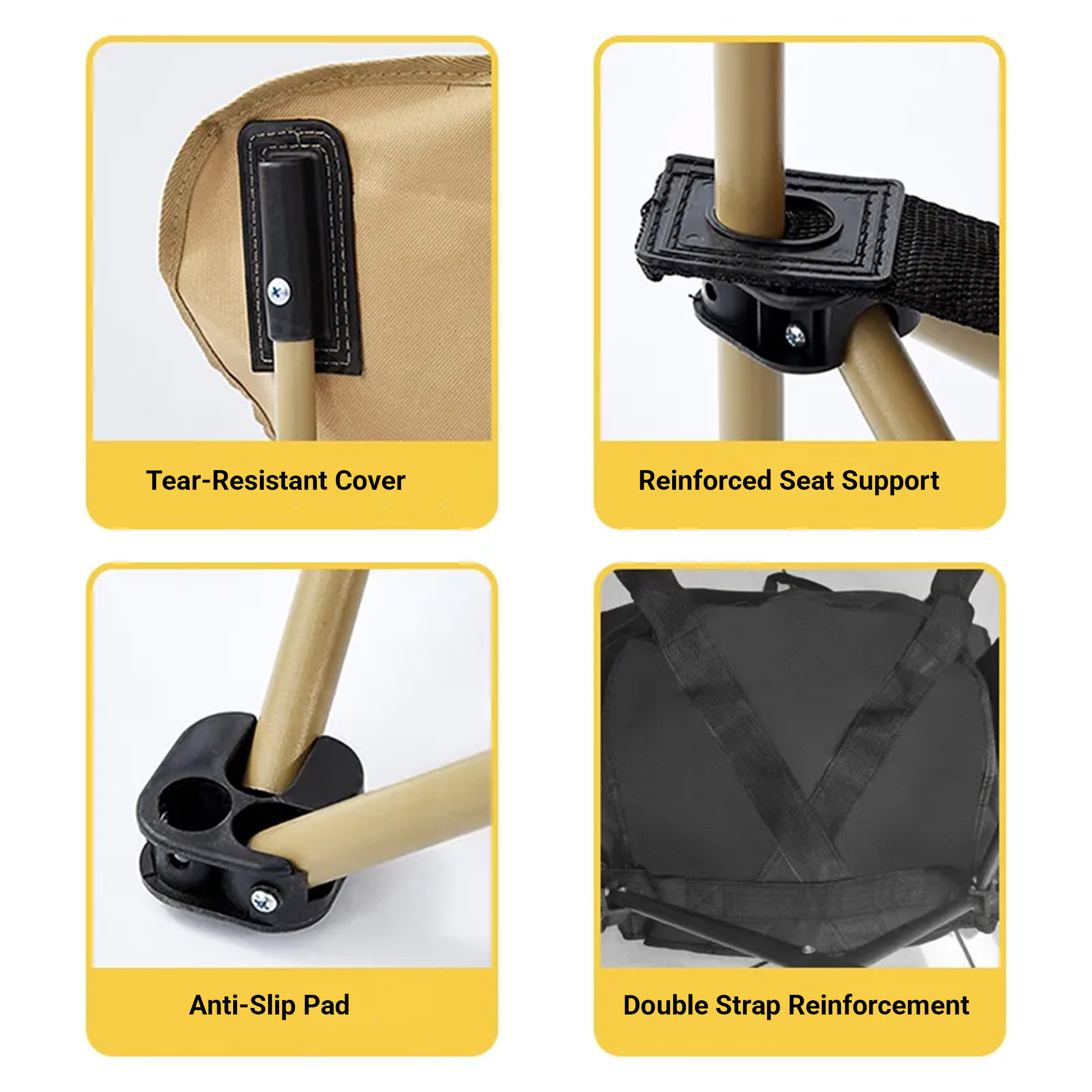 Reclining Foldable Outdoor Lounge Chair