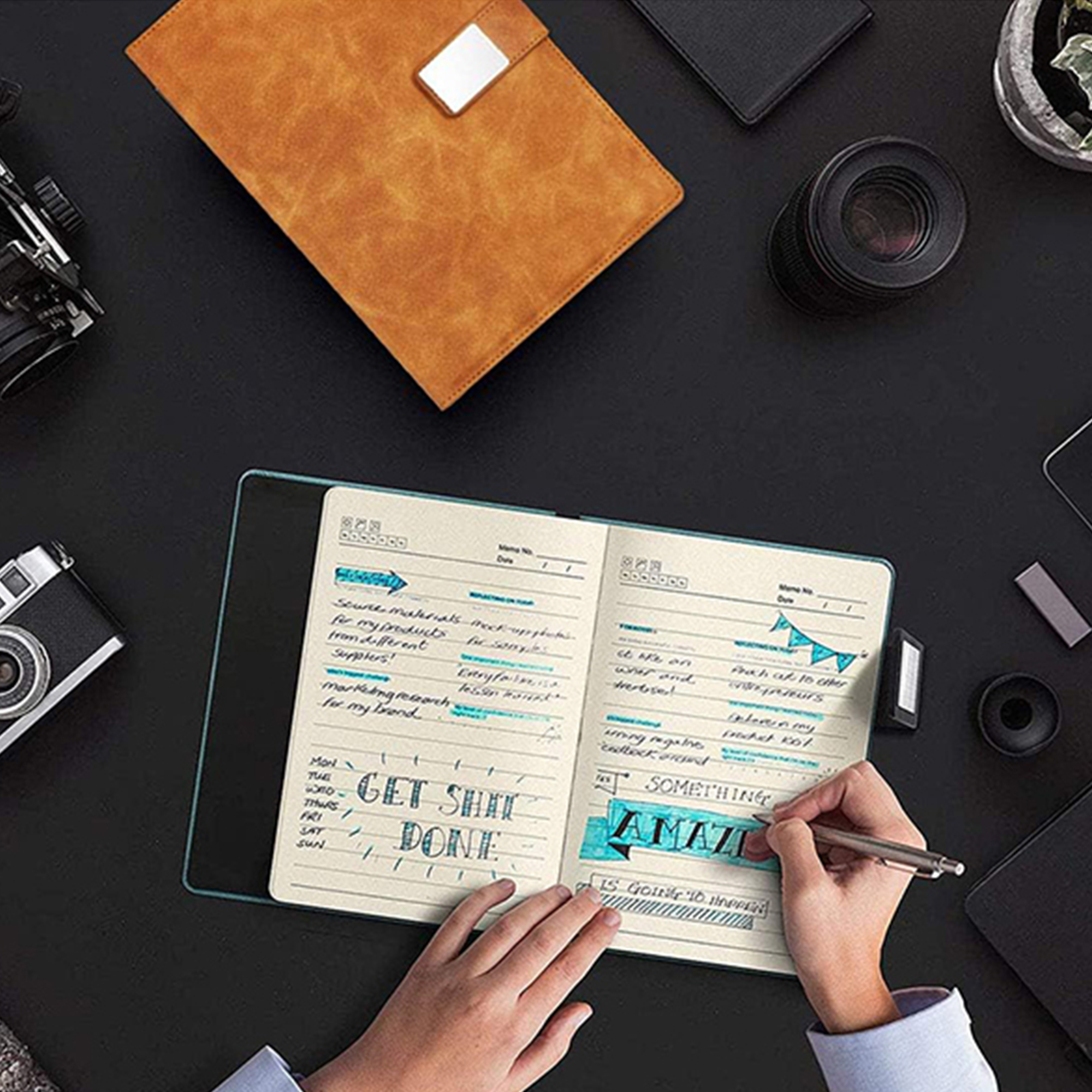 Executive Leather Writing Set