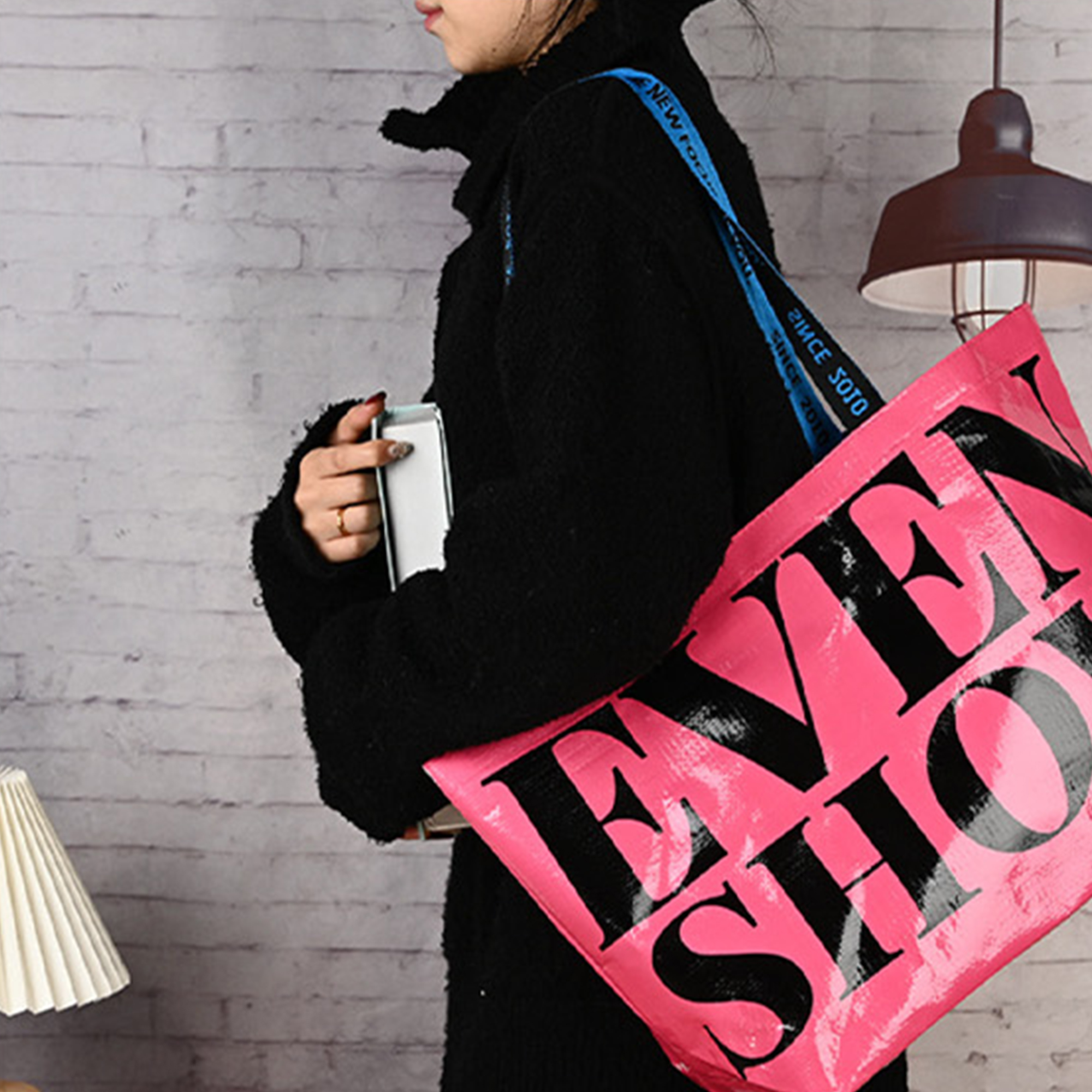 Custom Waterproof Snakeskin Tote Bag