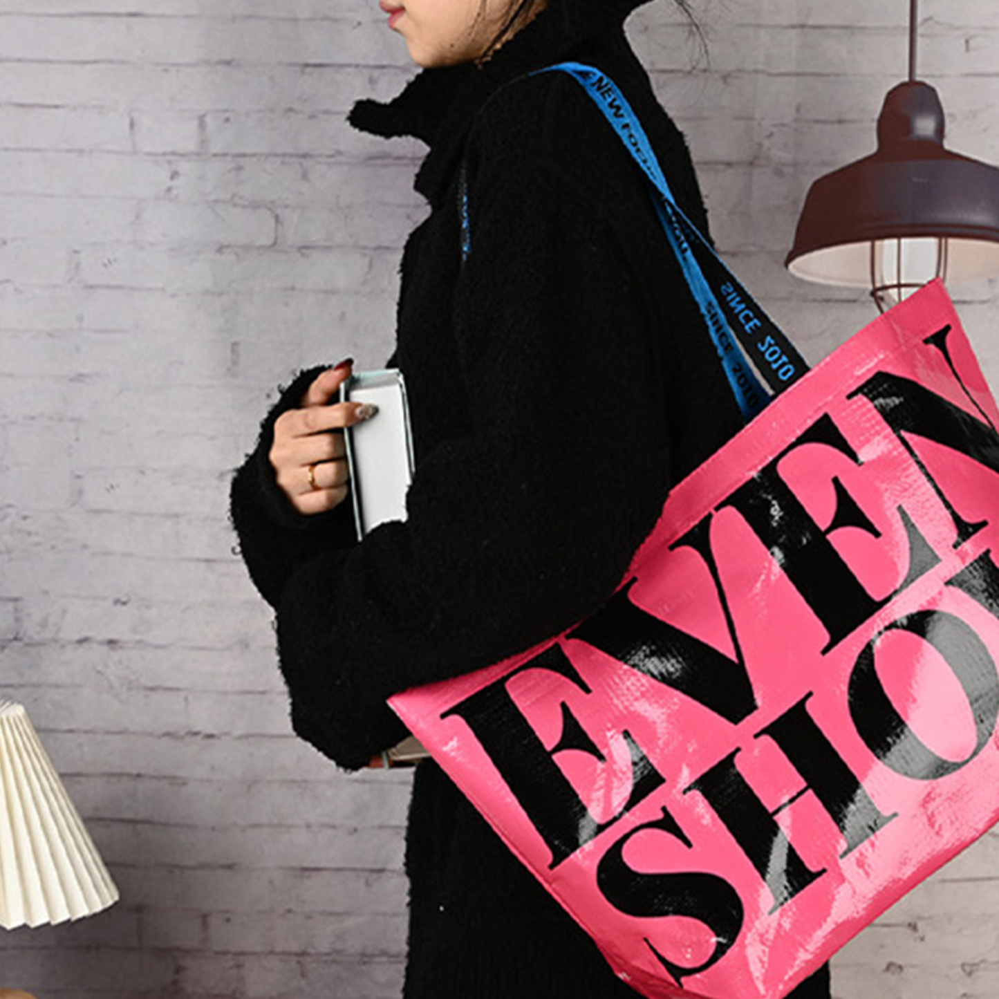 Custom Waterproof Snakeskin Tote Bag