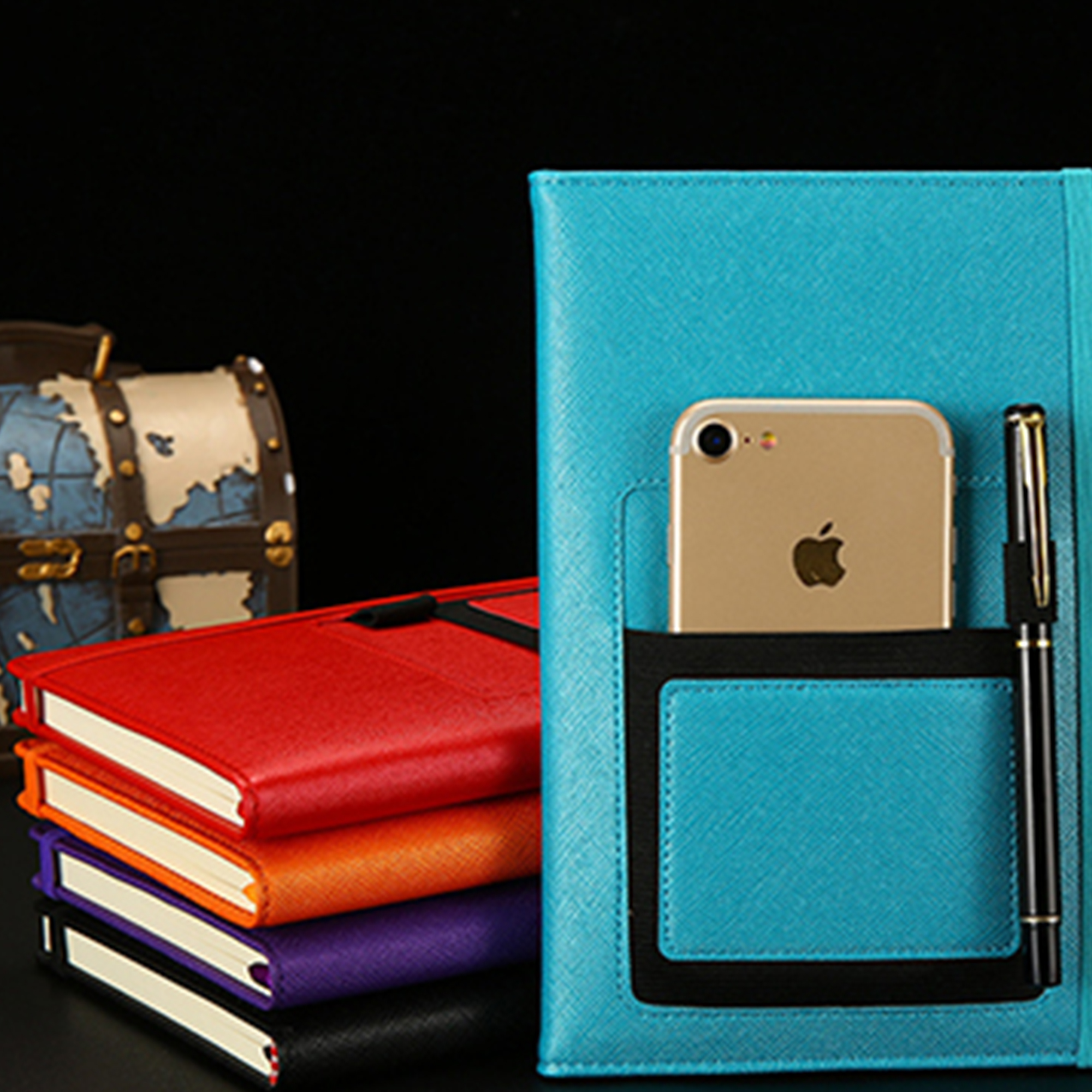 Custom Logo Leatherette Journal Notebook