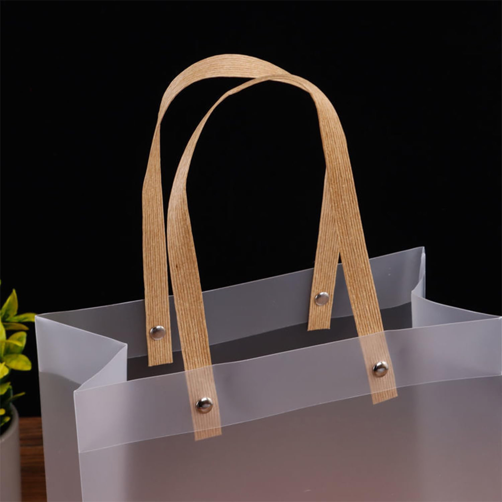 Custom Frosted PVC Retail Bag