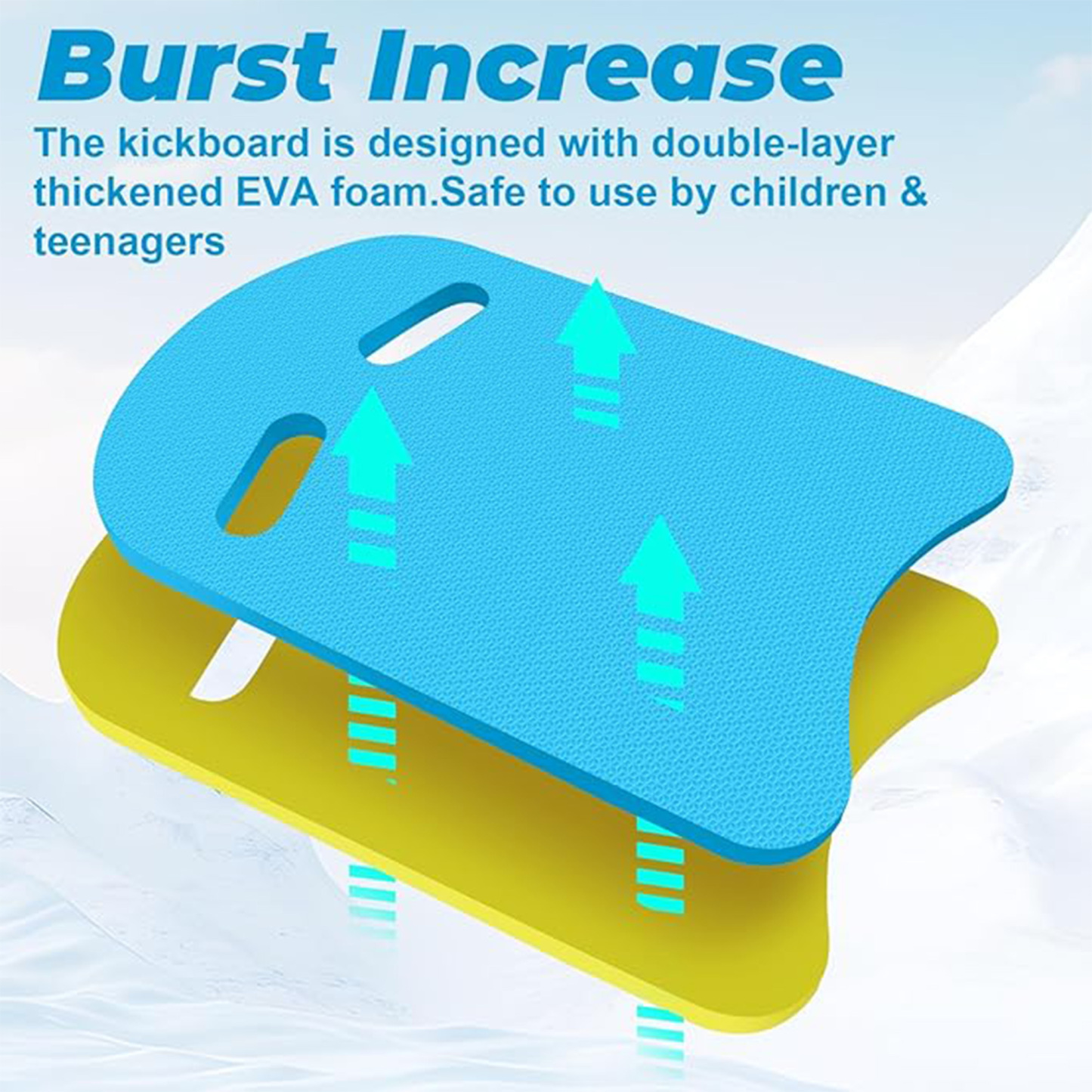 Custom EVA Multi-Layer Back Float Swim Board