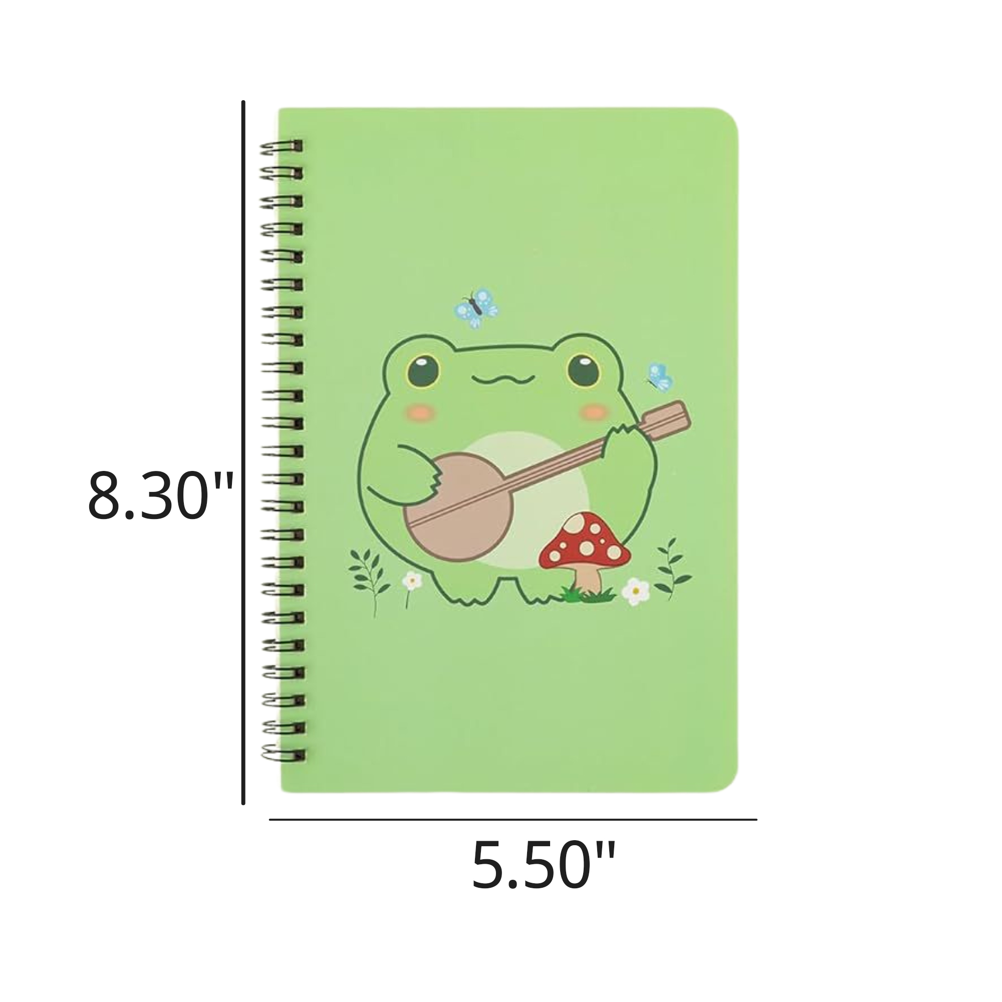 Custom Spiral Notebook with Cartoon Design