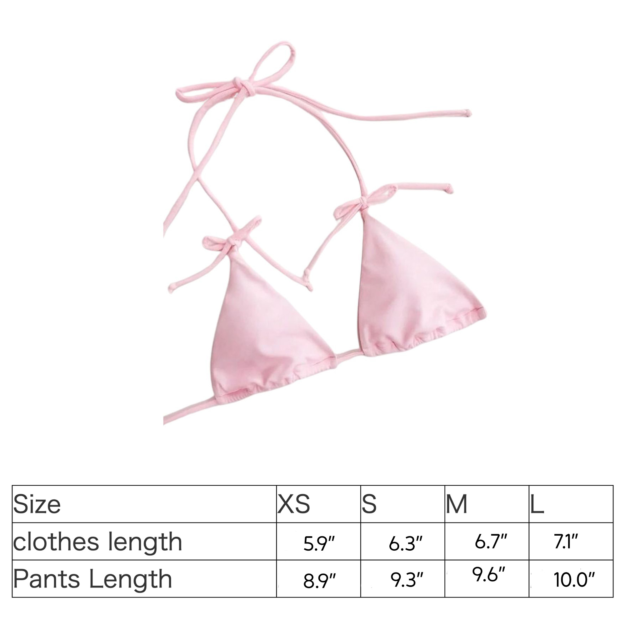 Custom Solid Color Swimwear Set