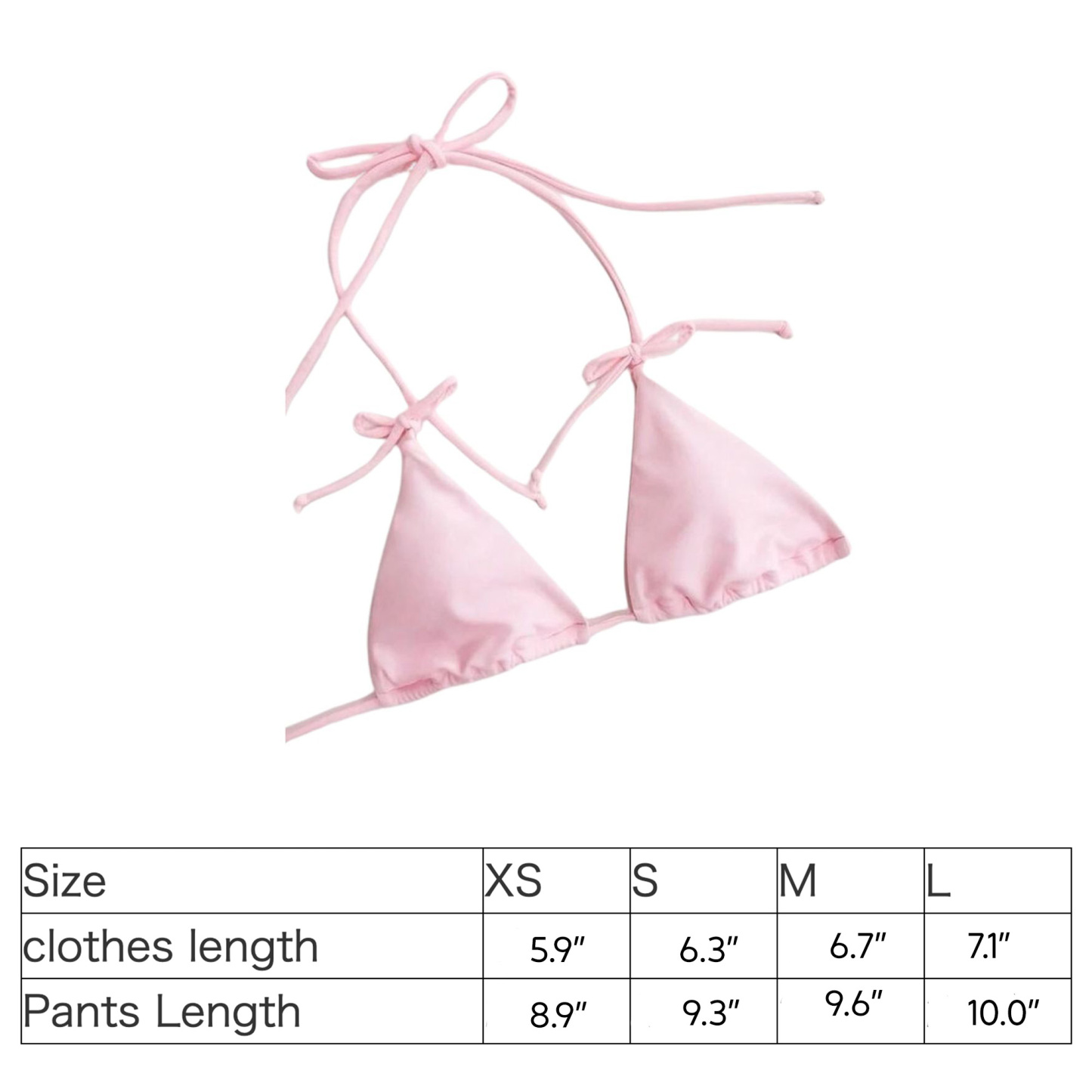 Custom Solid Color Swimwear Set