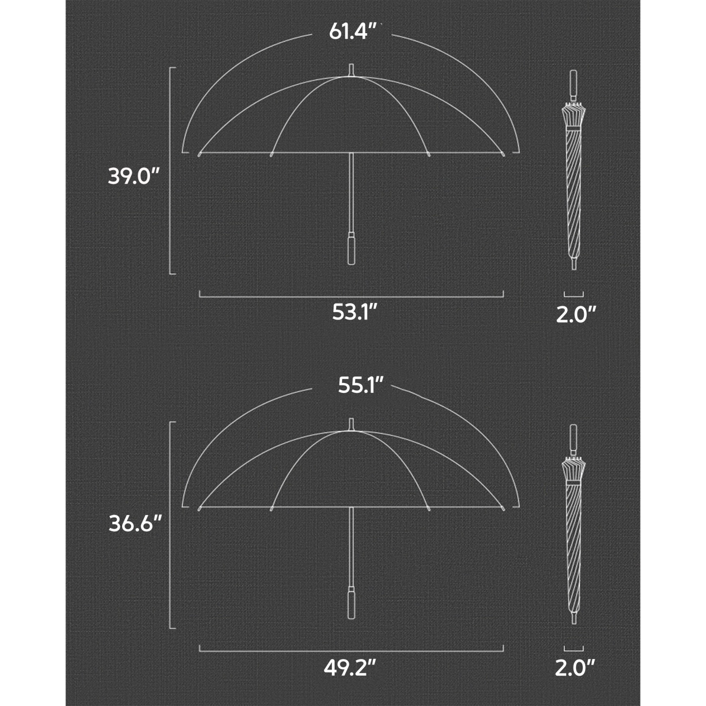 Custom  Auto Open Windproof Umbrella