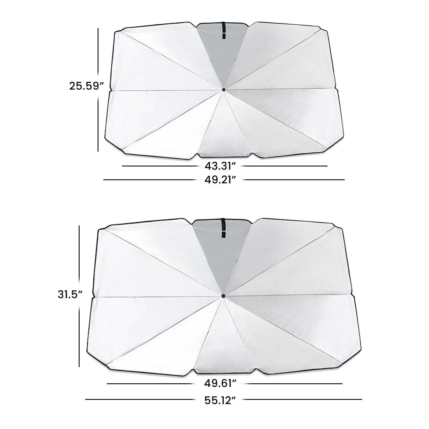 Custom Foldable Car Sunshade Umbrella