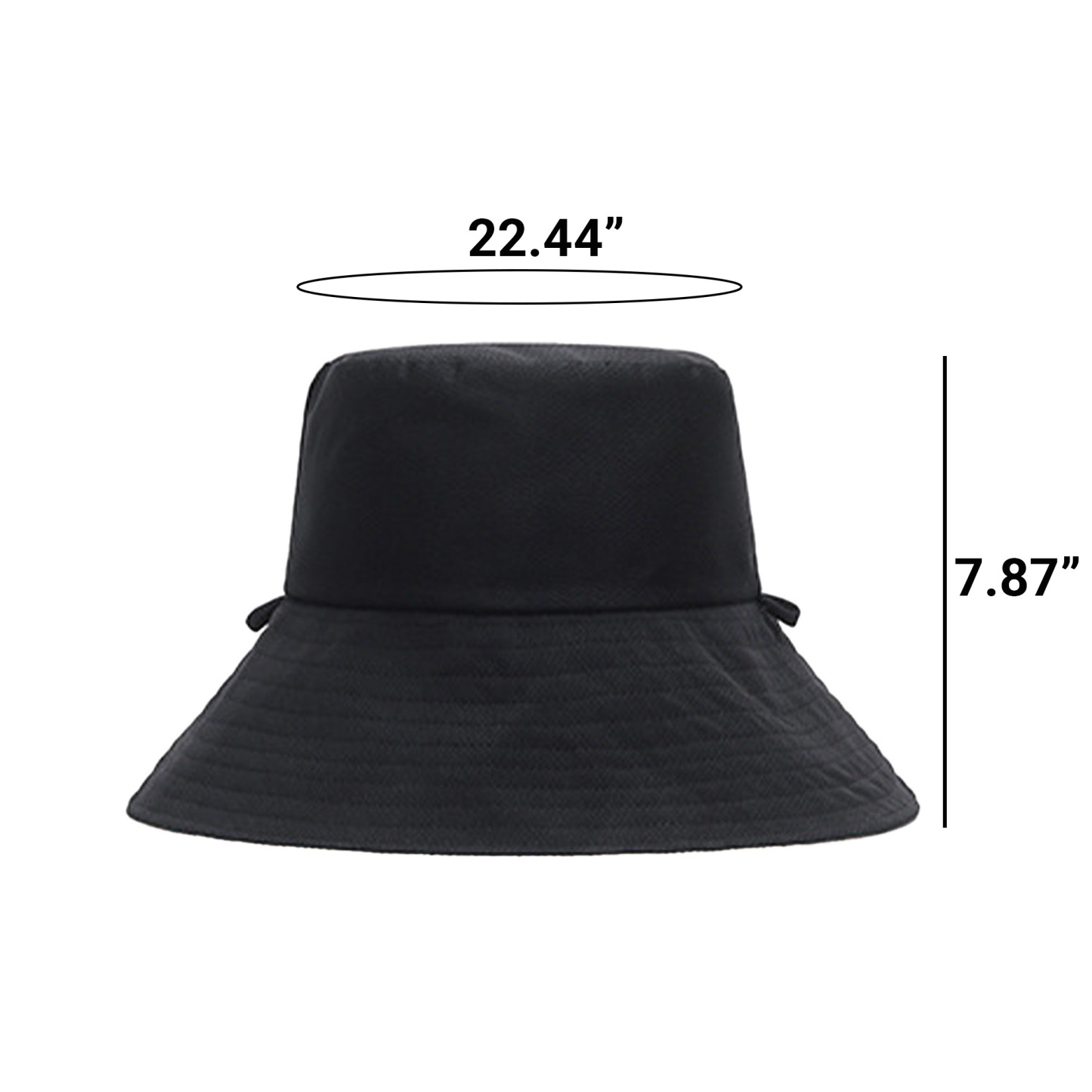 Reversible Wide-Brim Sun Bucket Hat