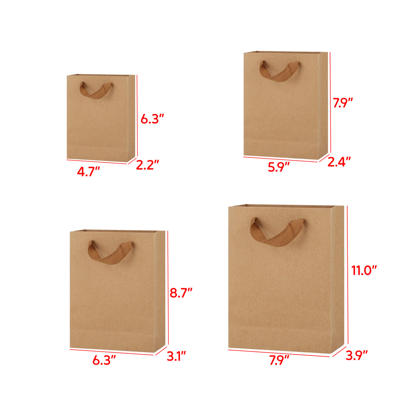 Custom Kraft Paper Gift Bag