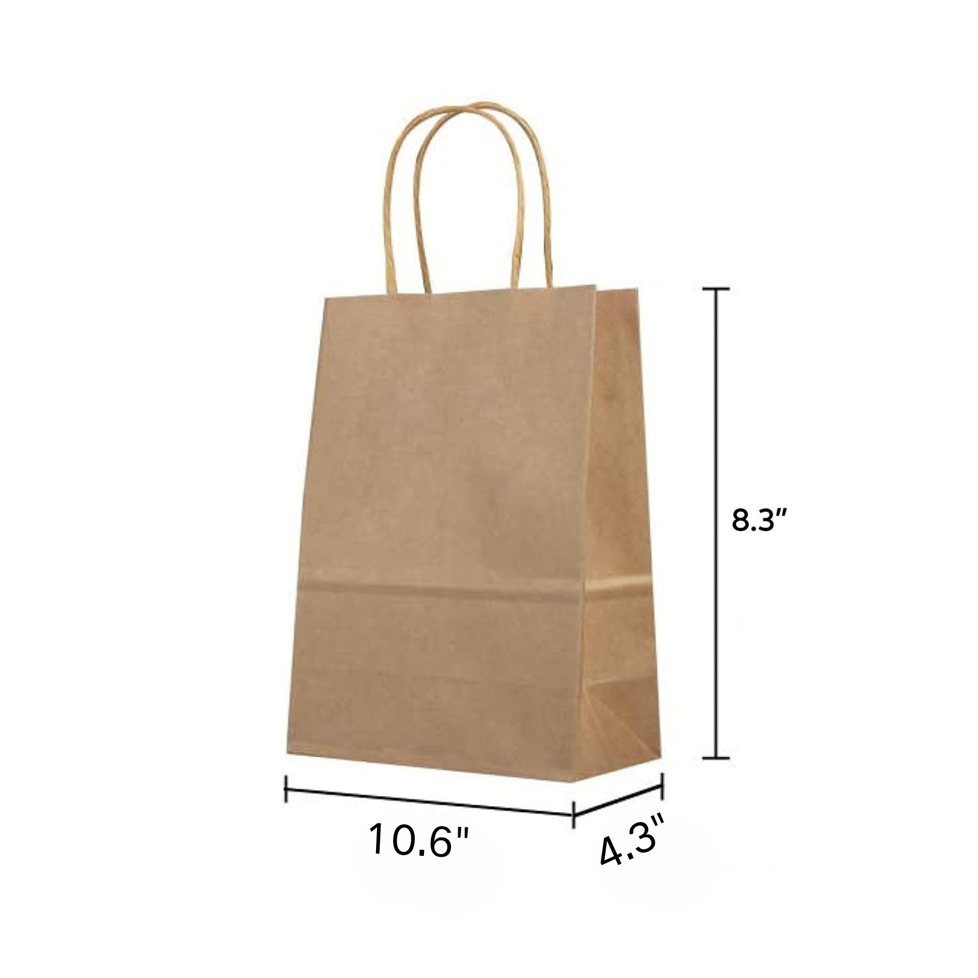 Custom Kraft Gift Shopping Bag