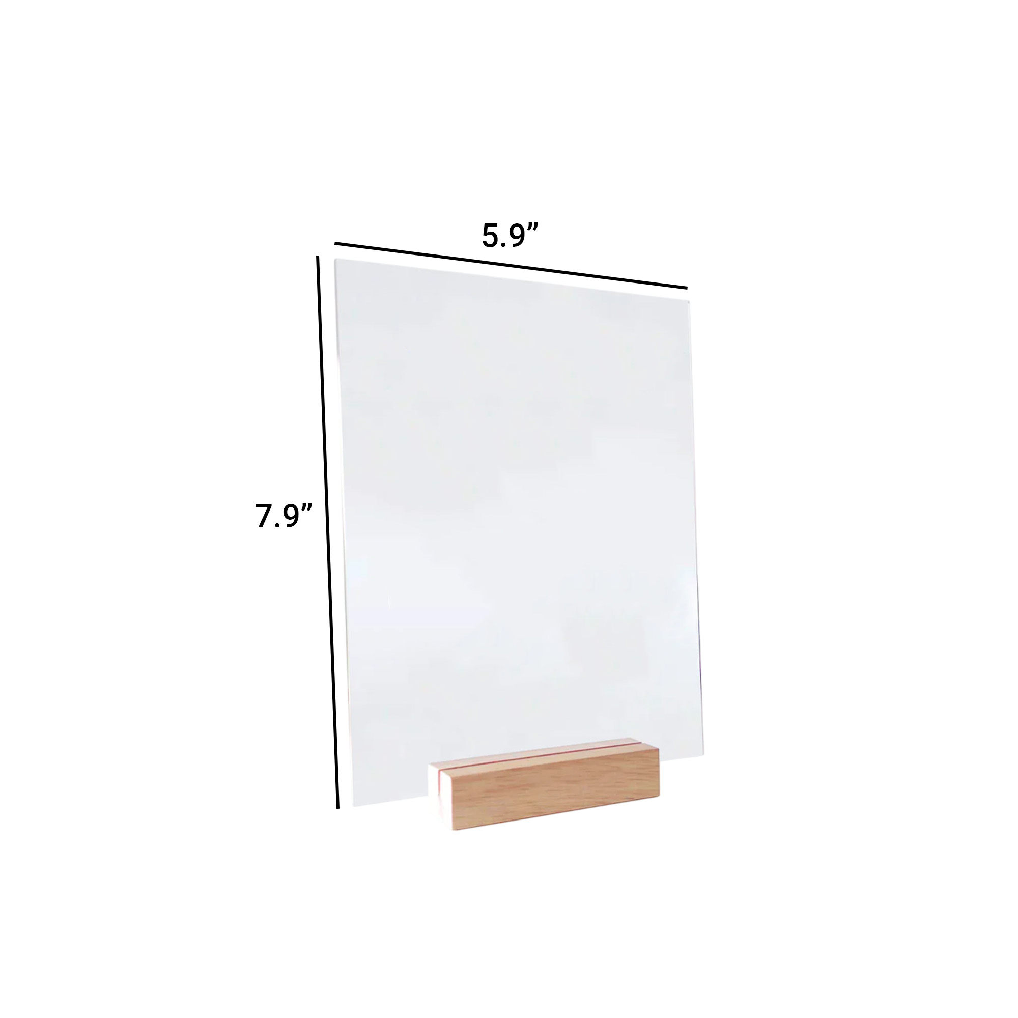 Personalized Acrylic QR Display Stand