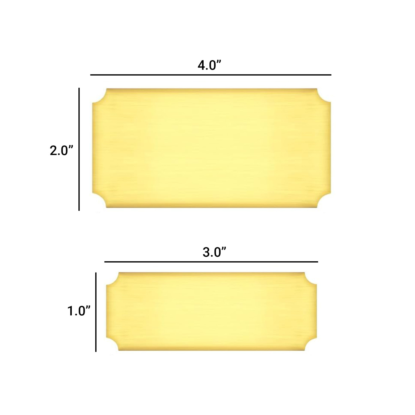 Engraved Steel Office Nameplate