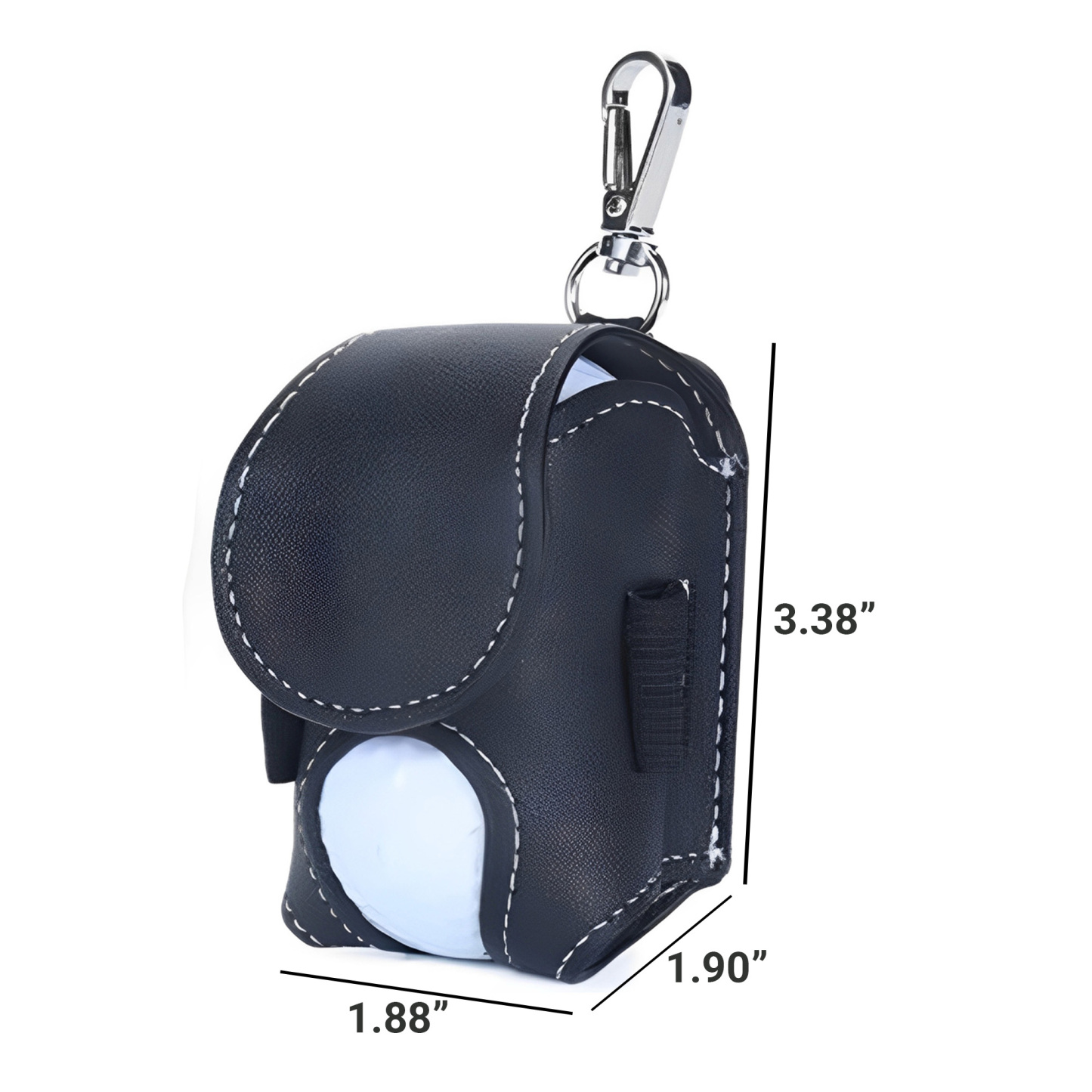 Compact Golf Ball Pouch with Clip