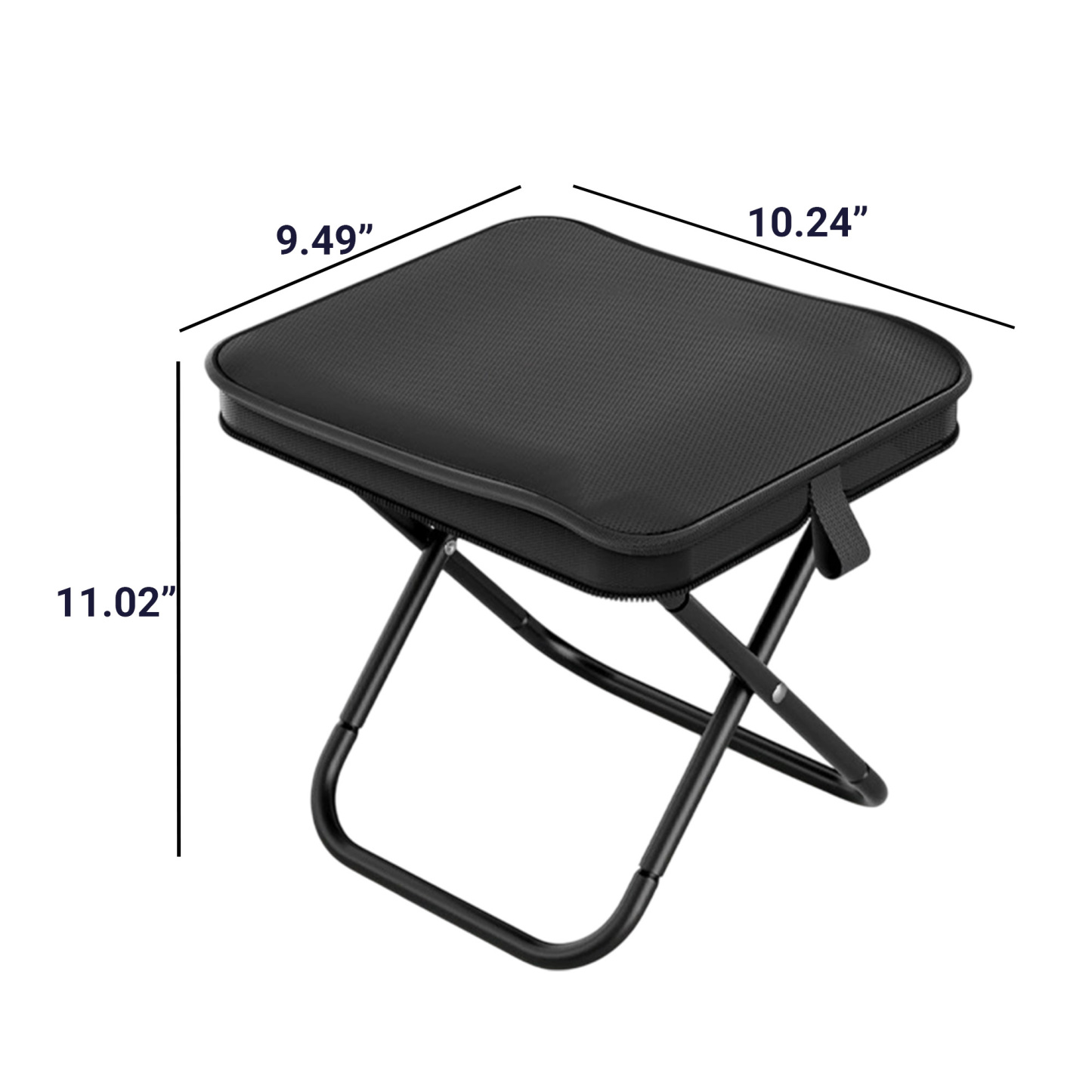 Foldable Outdoor Stool with Storage
