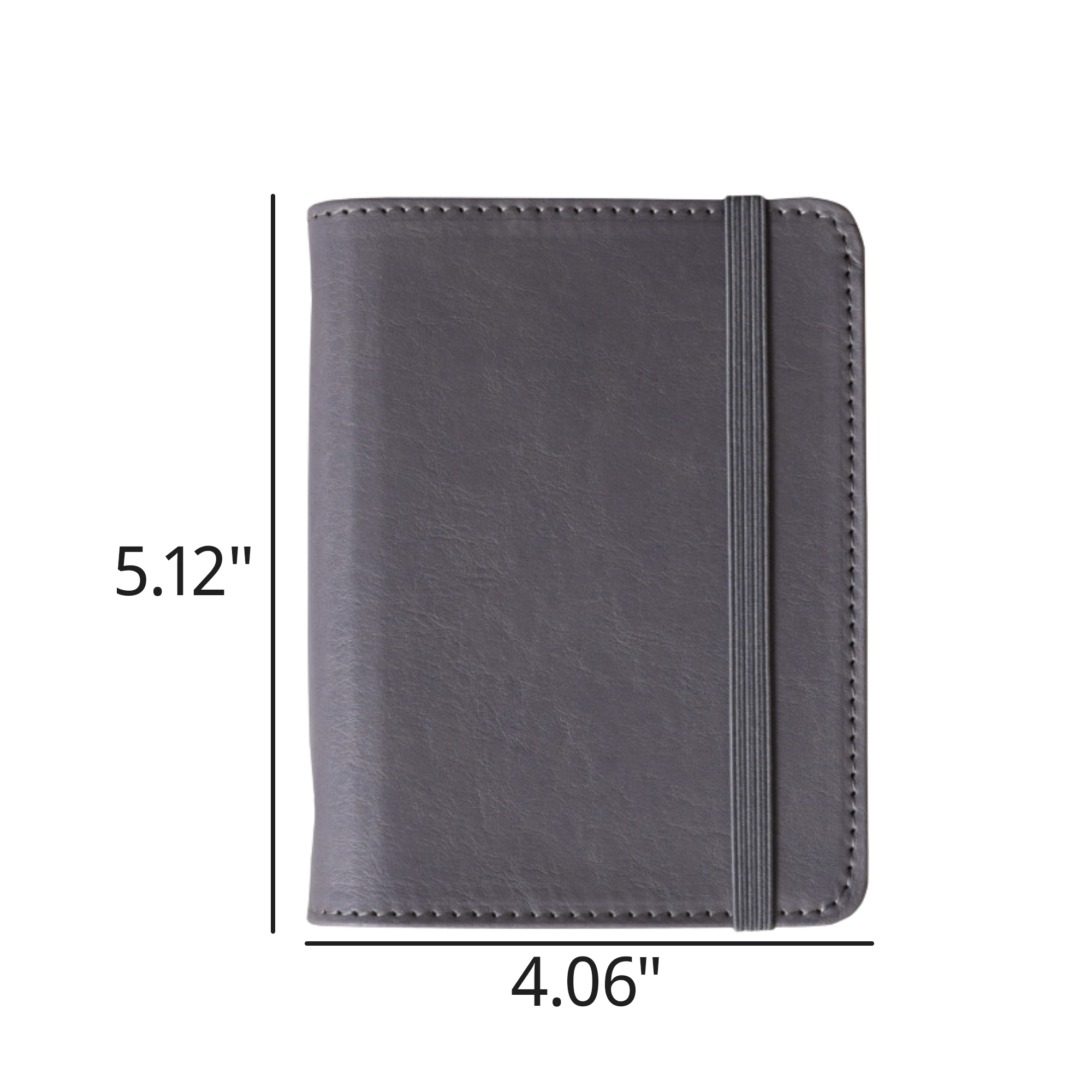 Compact Refillable Leather Notepad