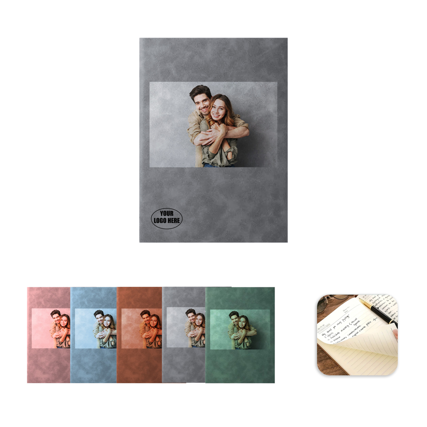 Personalized A5 Photo Logo Journal