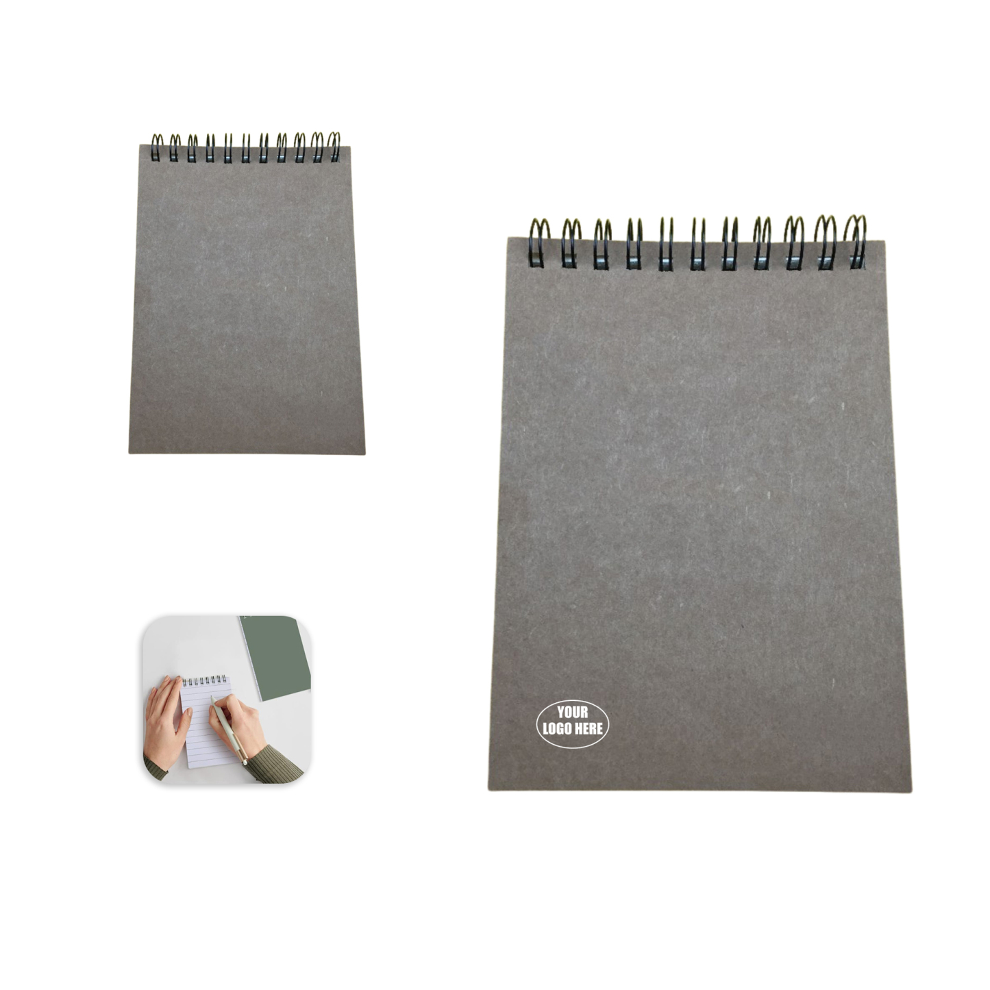 Compact Custom Spiral Notebook