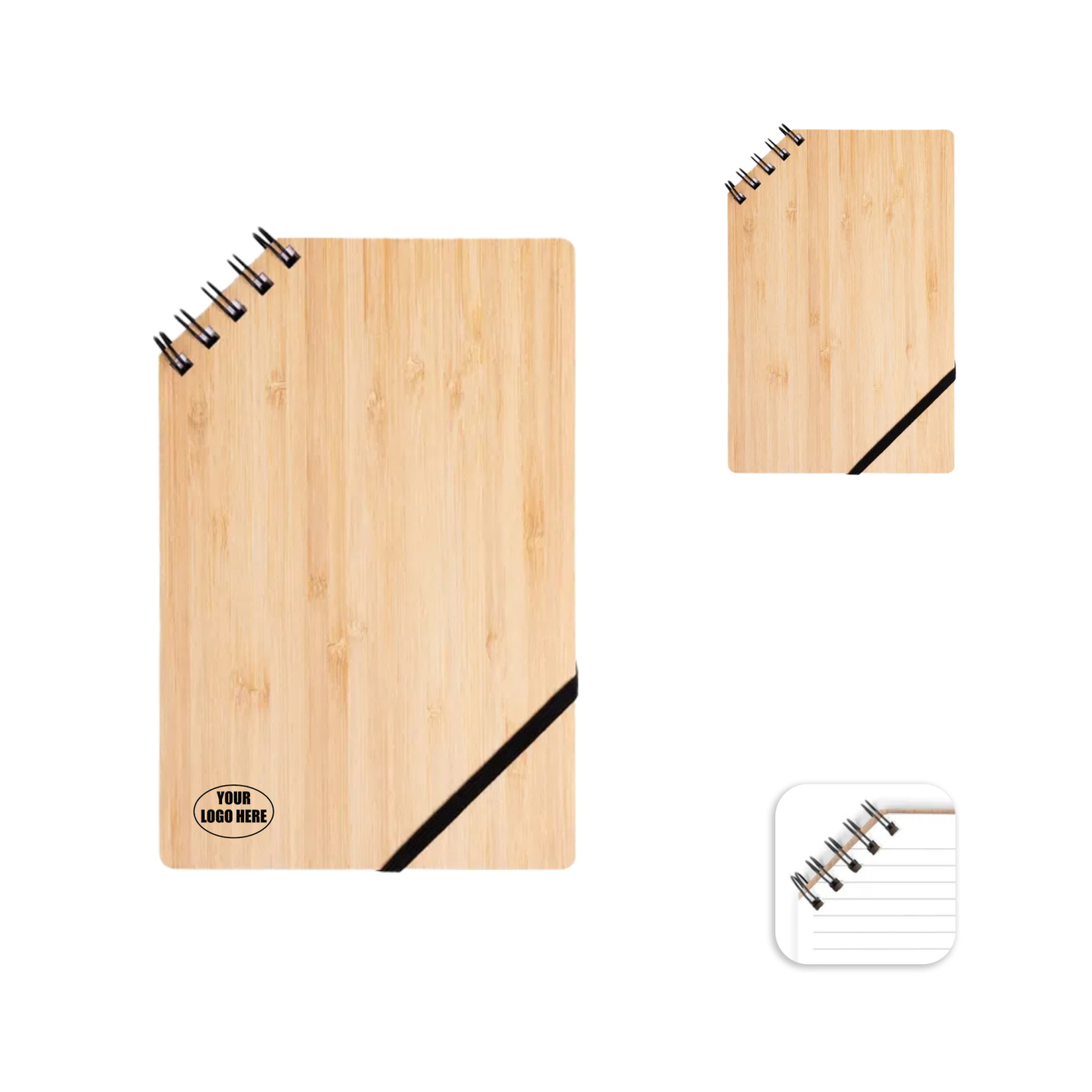 Custom Recycled FSC-Certified Spiral Notebook