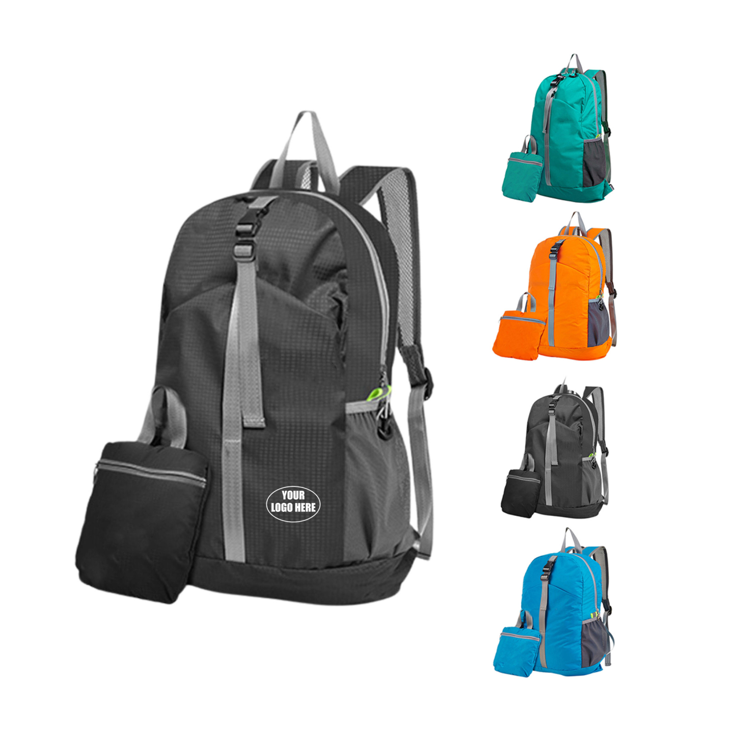 Custom Waterproof Foldable Travel Backpack