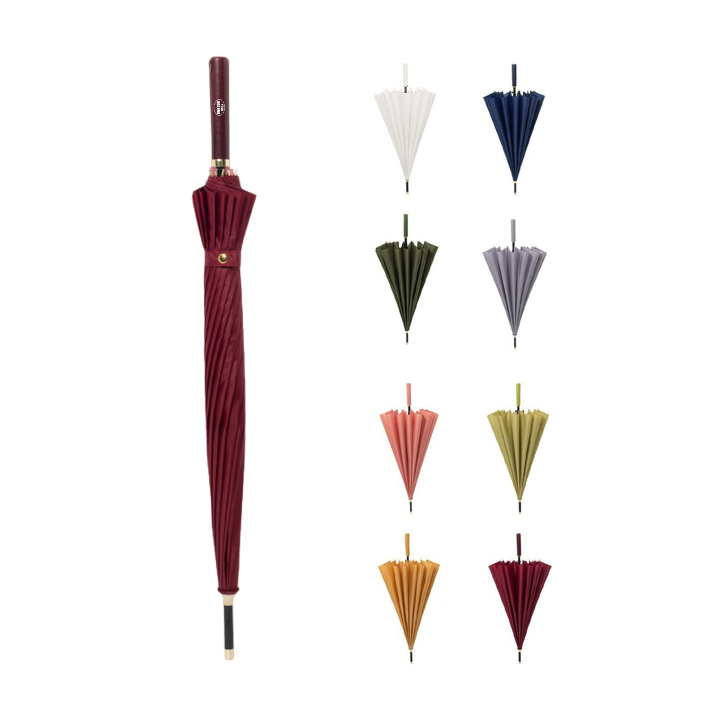 Custom Windproof 24-Rib Golf Umbrella