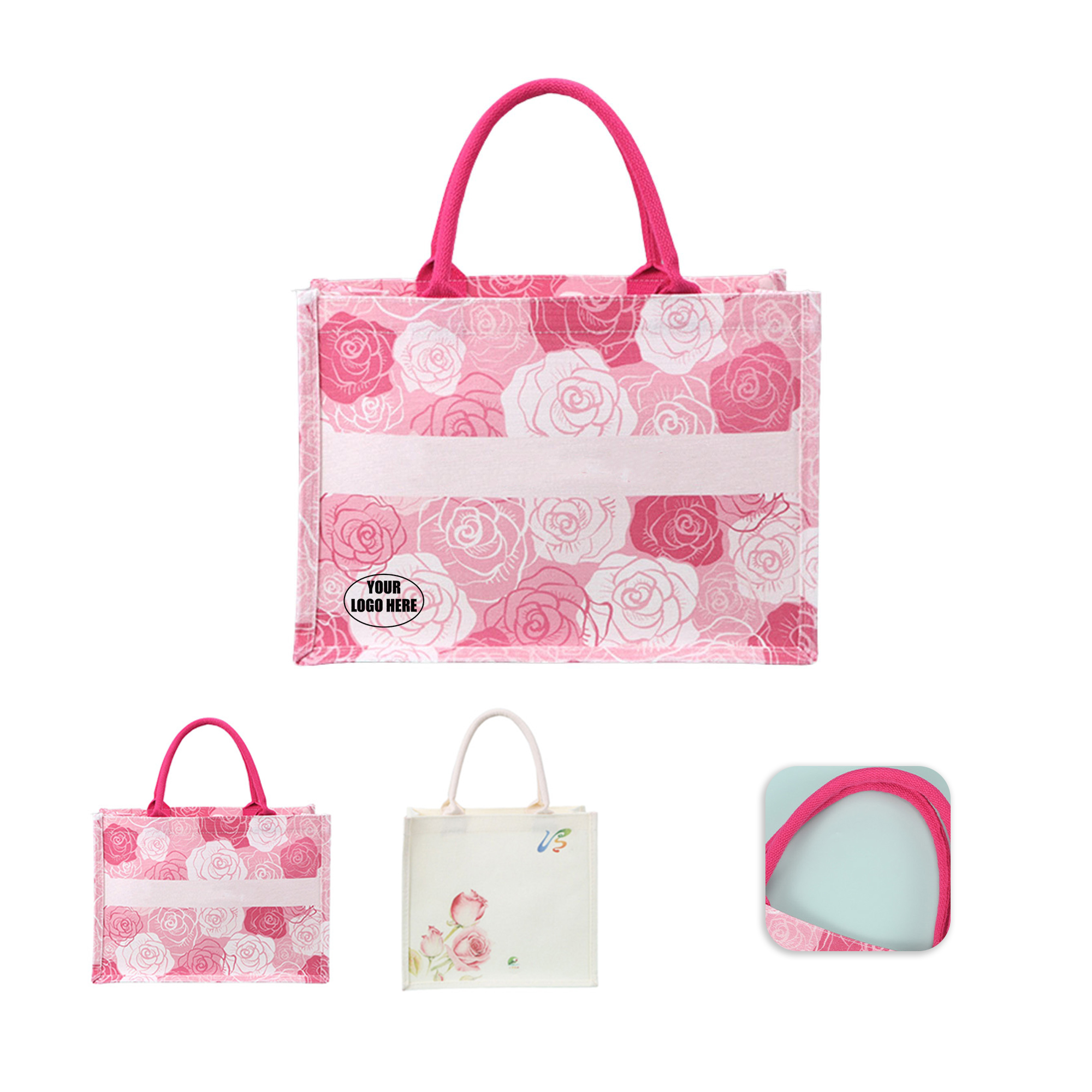 Custom Printed Canvas Carry Tote