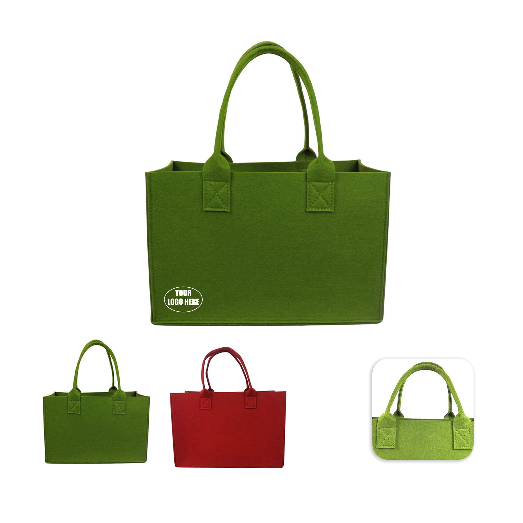 Custom Solid Felt Storage Tote