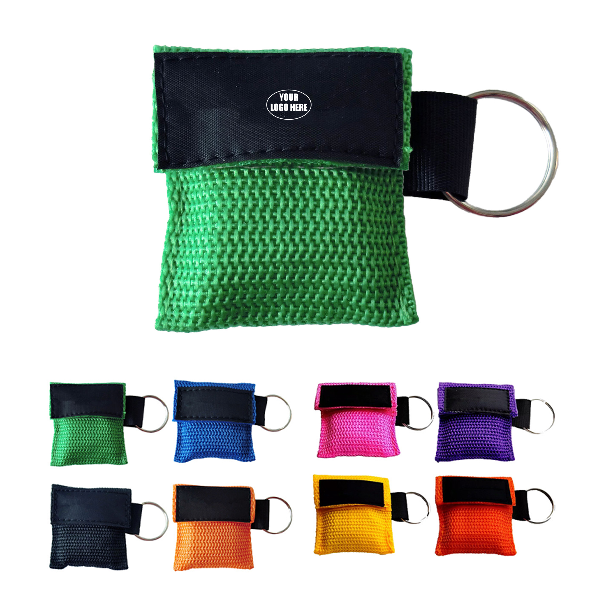 Custom Mini CPR Face Shield Keychain