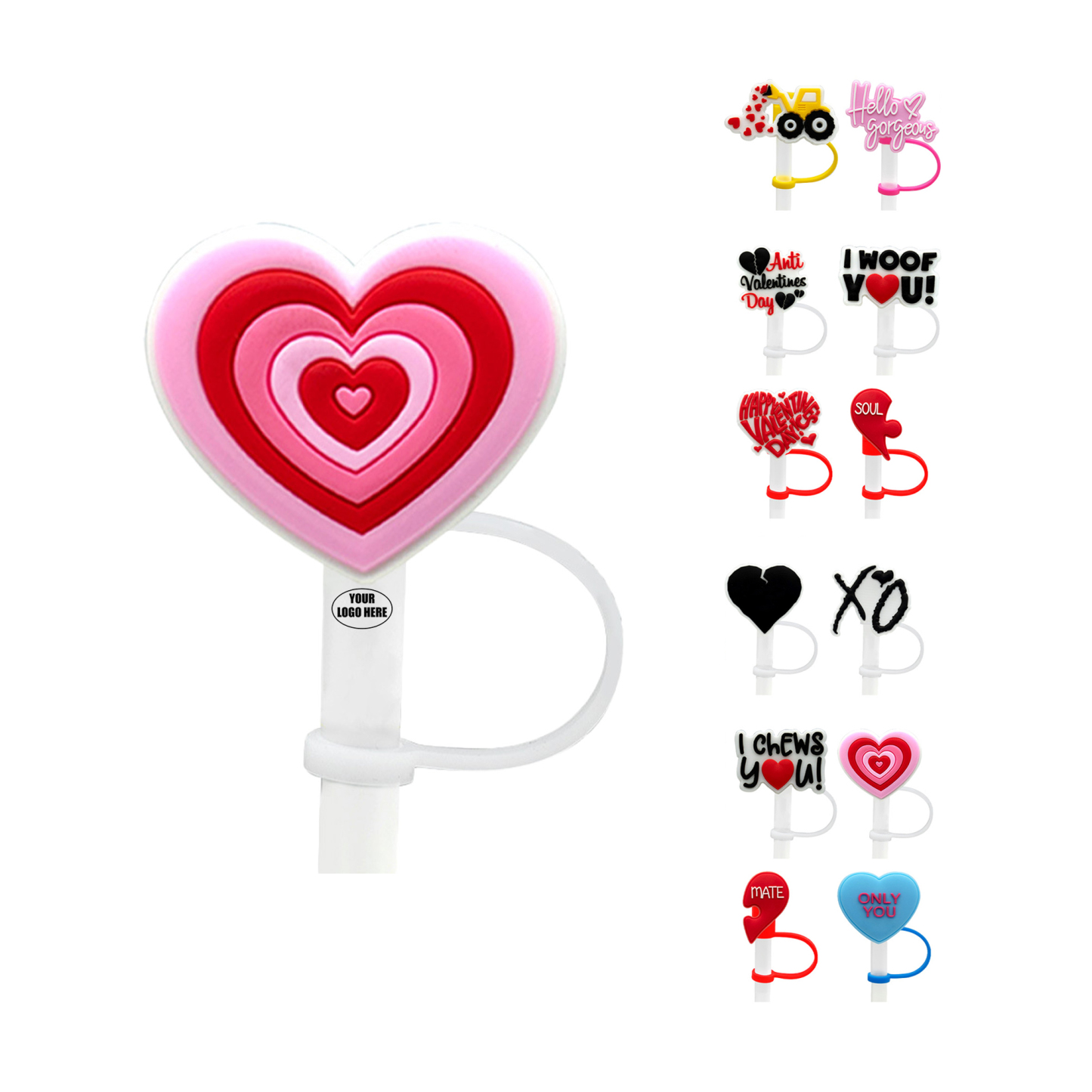 Custom Silicone Straw Cap – Dust-Proof Drink Cover